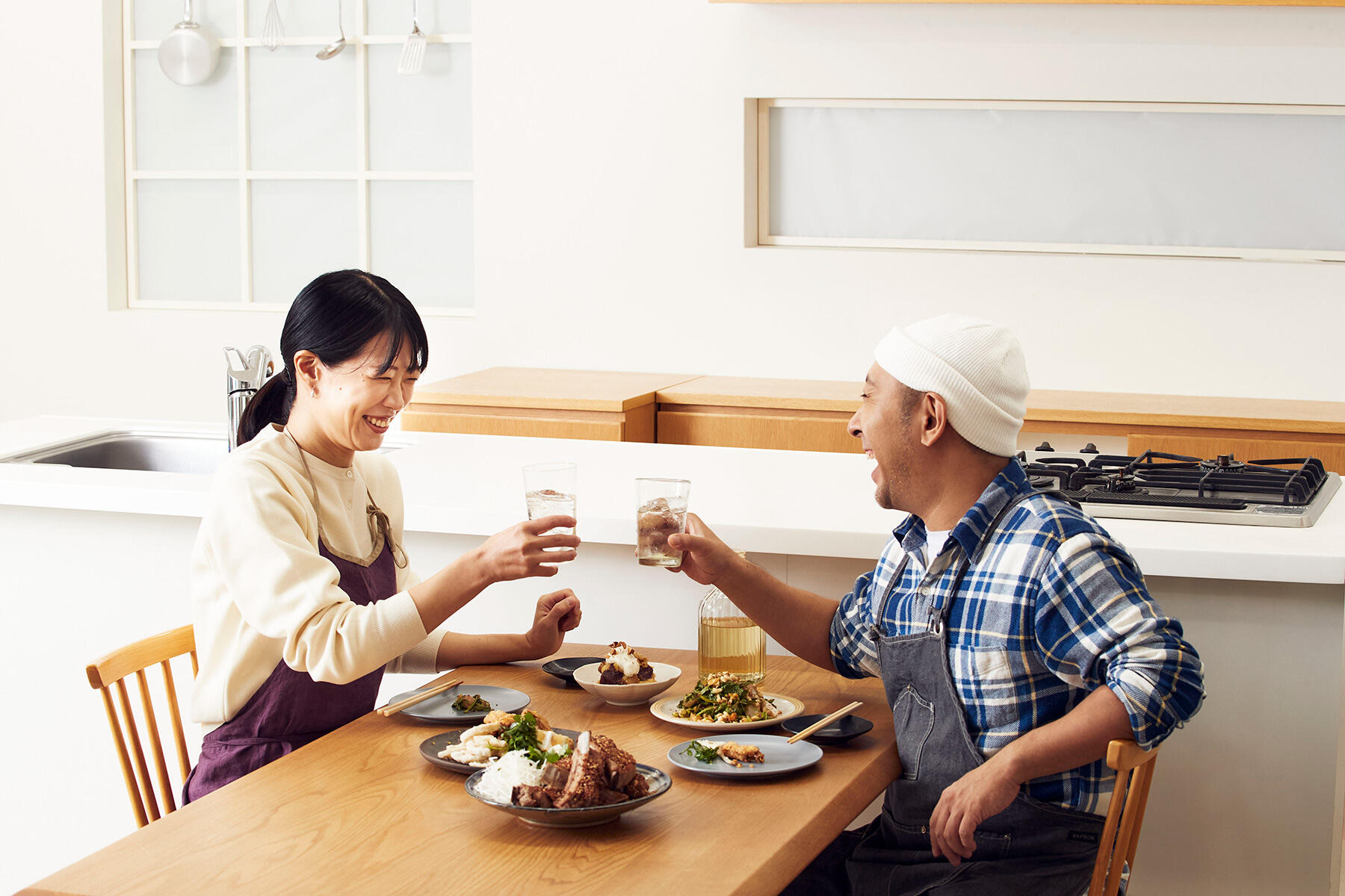 家忘年会がスタート