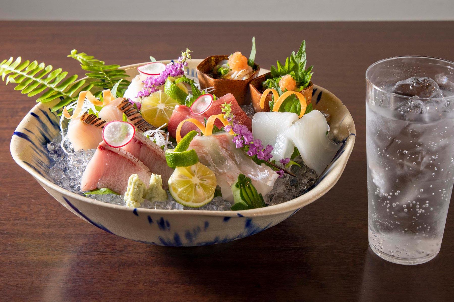 ええとこ二貫ずつ七種盛り