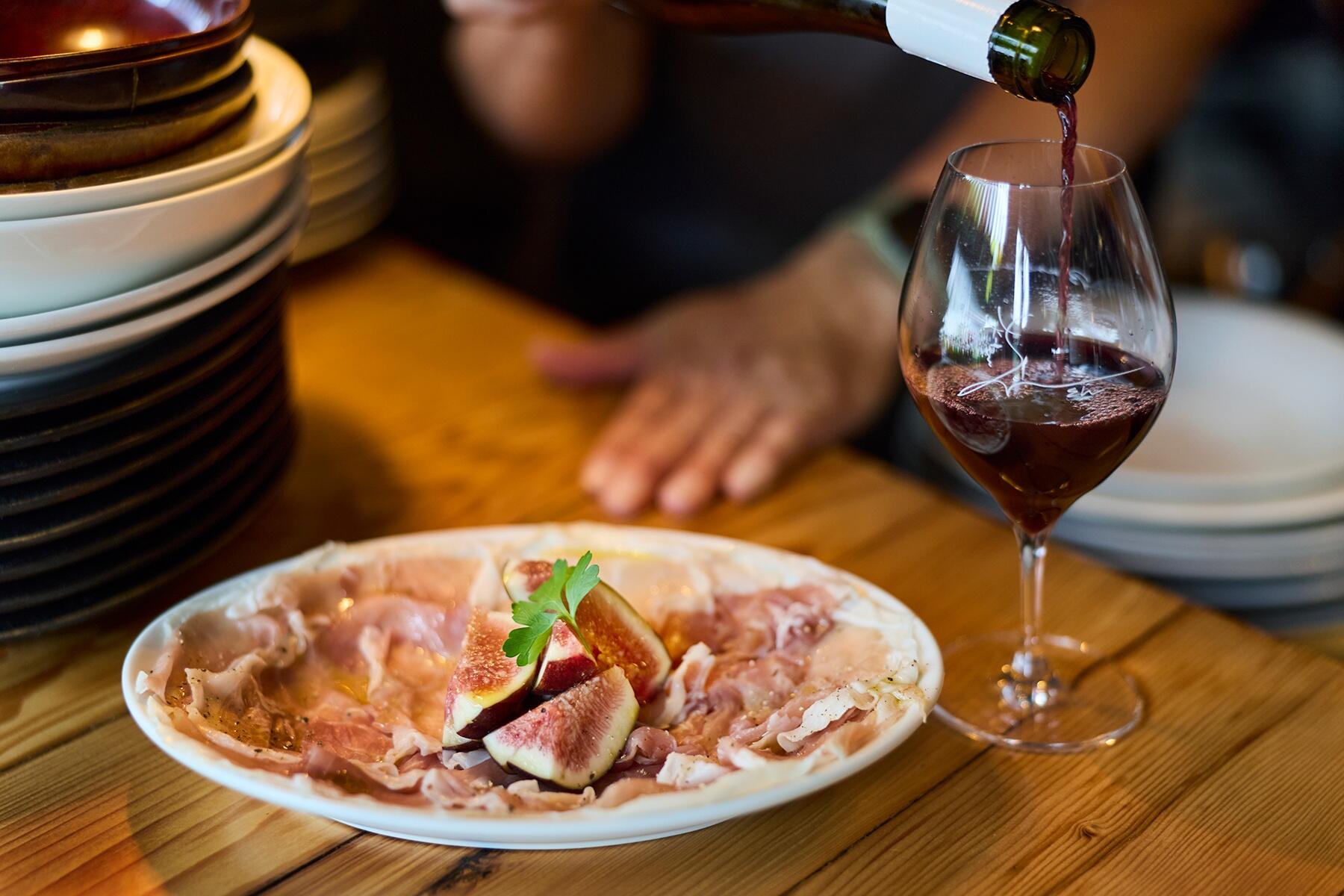 ハモンセラーノと無花果の盛り合わせ