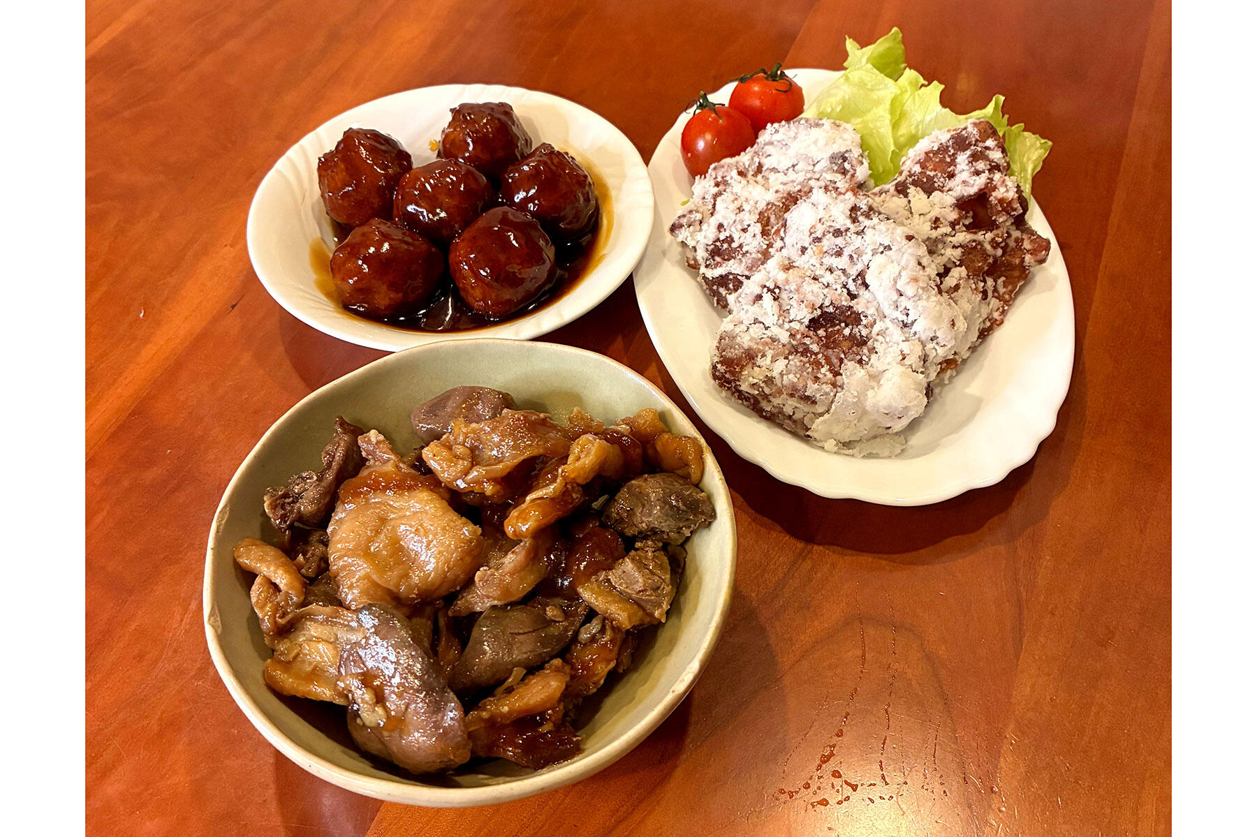 もつ煮・肉団子・から揚げ