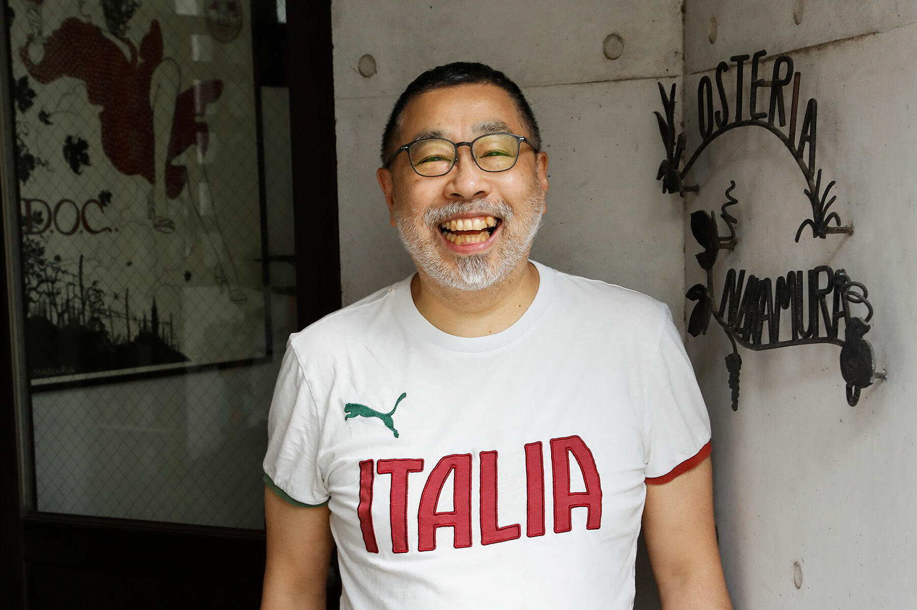 いい笑顔の中村直行シェフ