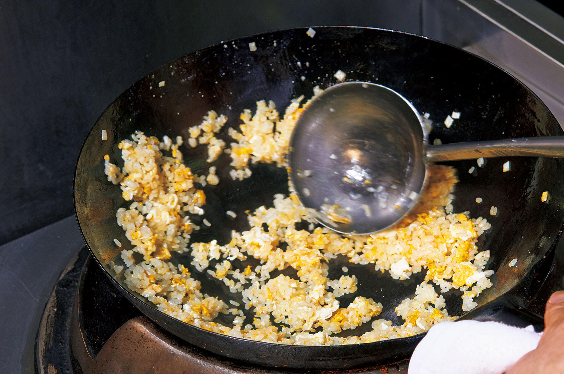 押しつける＆ほぐす