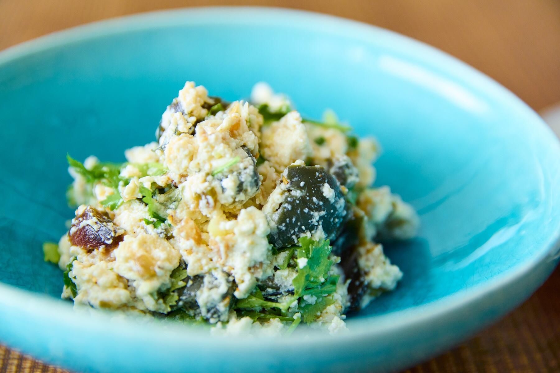 ピータンの白和え