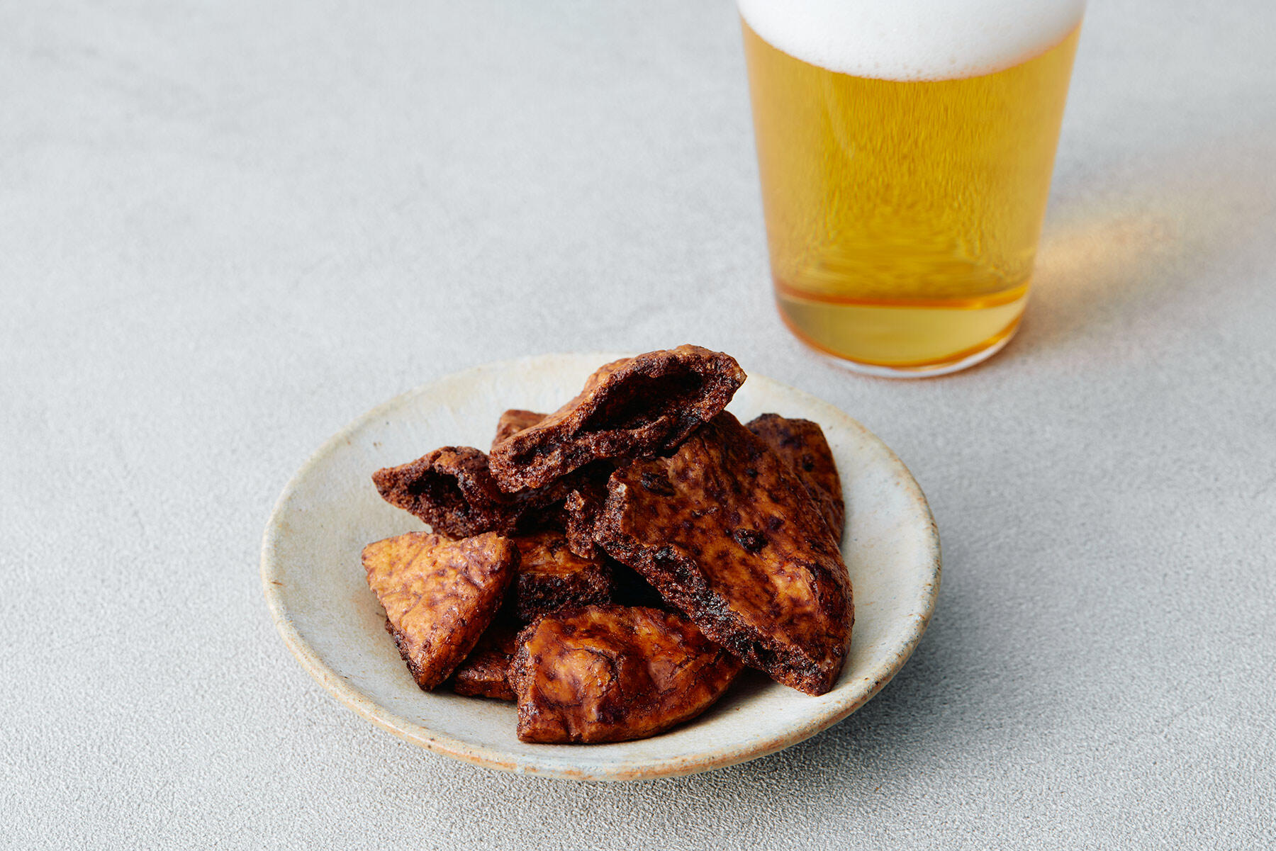 濃厚醤油とビールはテッパンの名コンビ