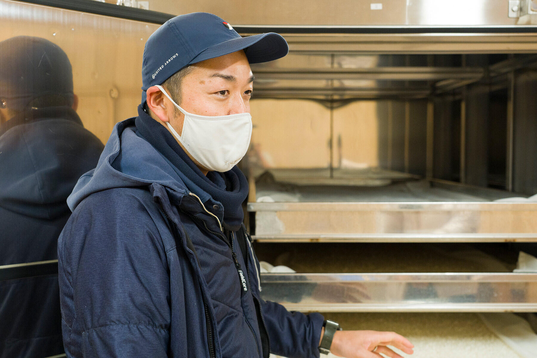 せんきんの常務であり、杜氏の薄井真人さん。