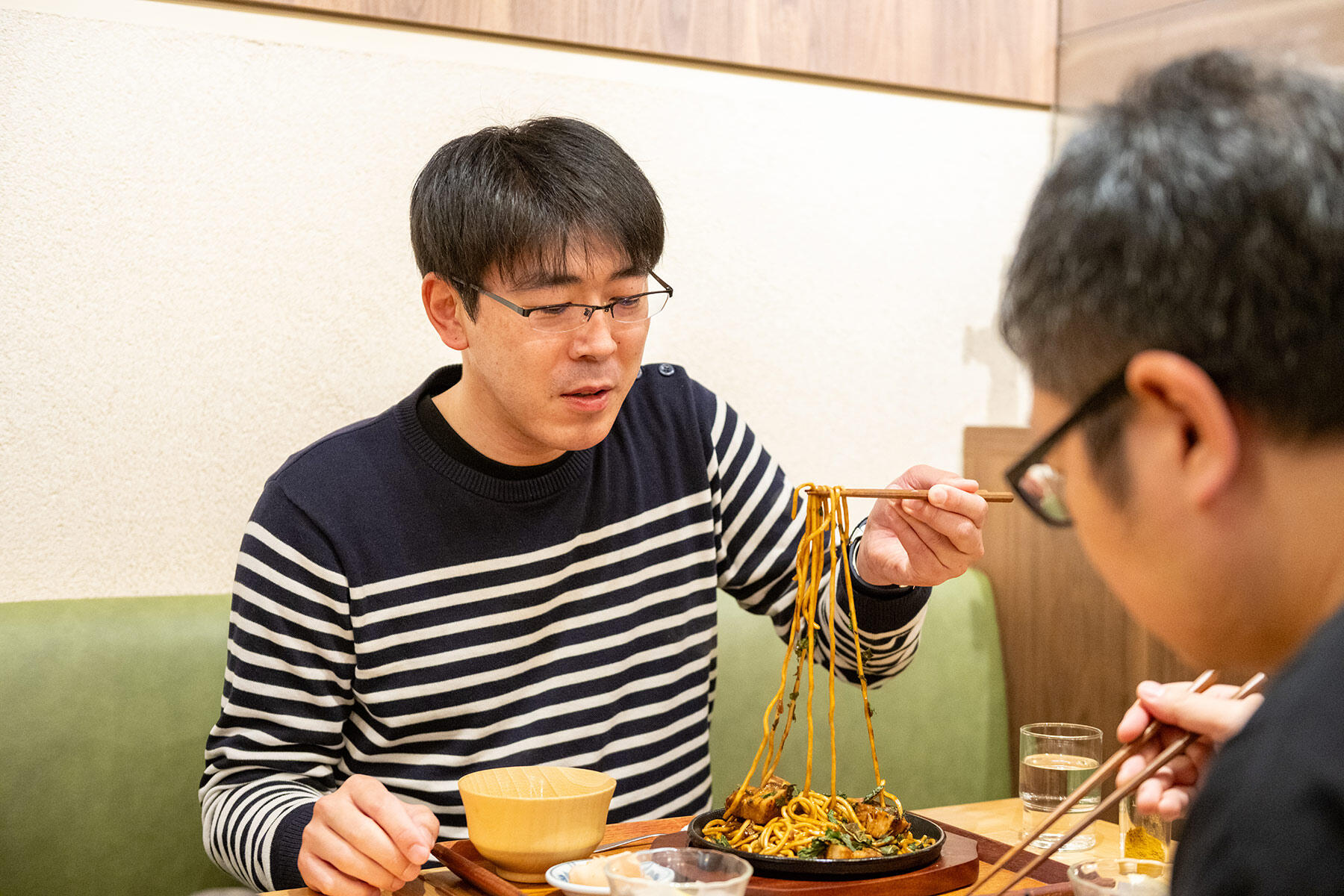 細麺派の岡部さん