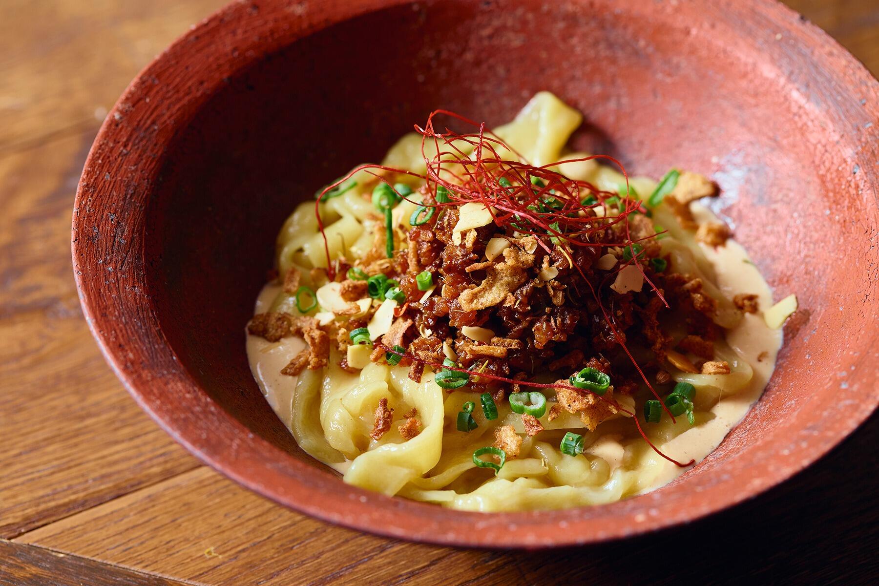 超加水 極太ヴィーガンまぜ麺　1,000円