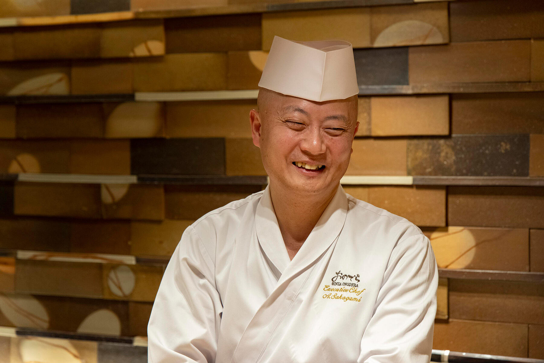 「鮨 銀座おのでら」統括総料理長の坂上暁史さん