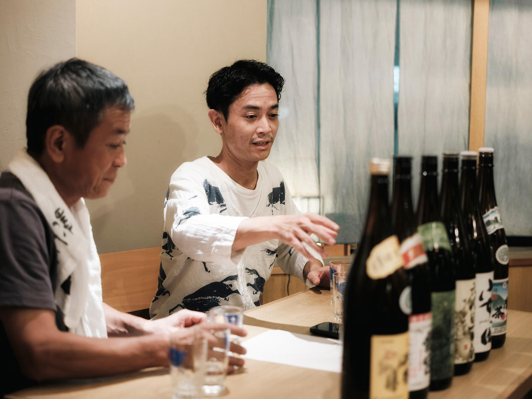 焼酎の教室の様子