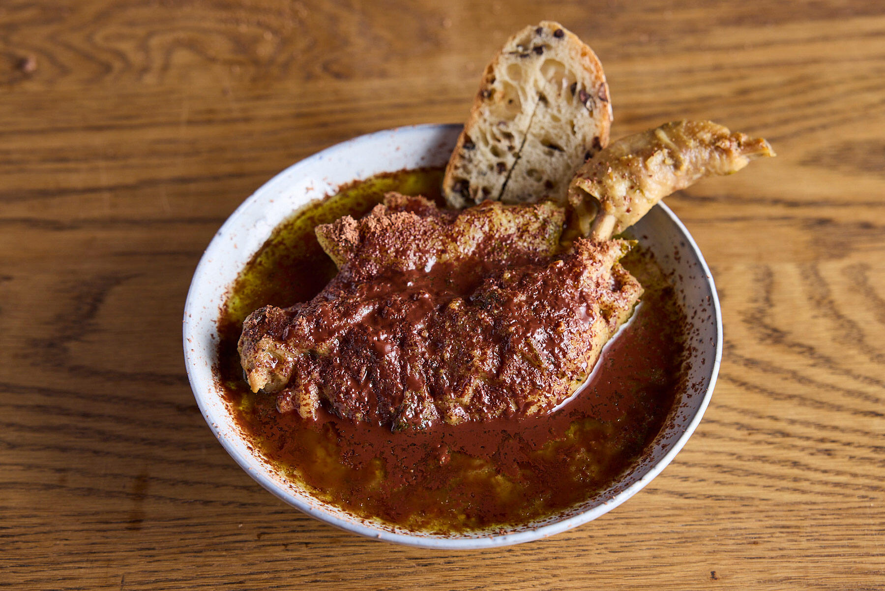 アマゾンカカオ風インチカピ(信州地鶏とピーナッツのスープ) 1,500円