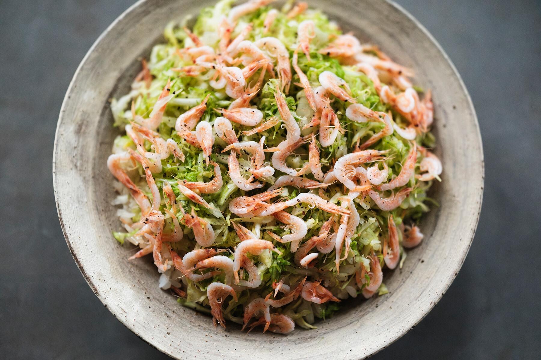 桜海老とキャベツのちらし寿司