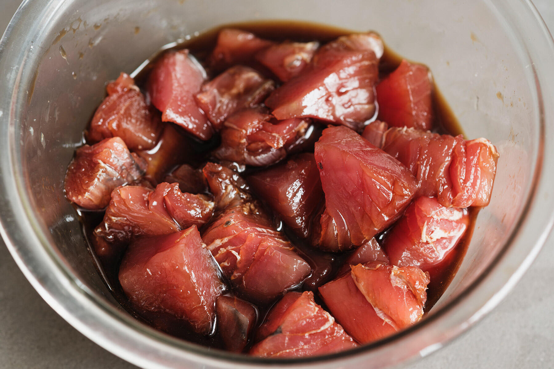 鰹漬けをつくる