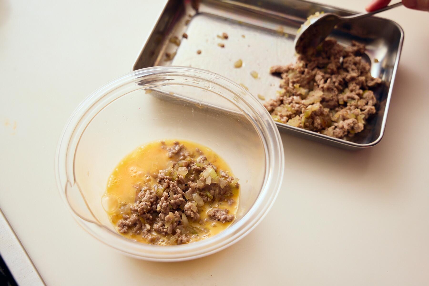 オムレツをつくる②