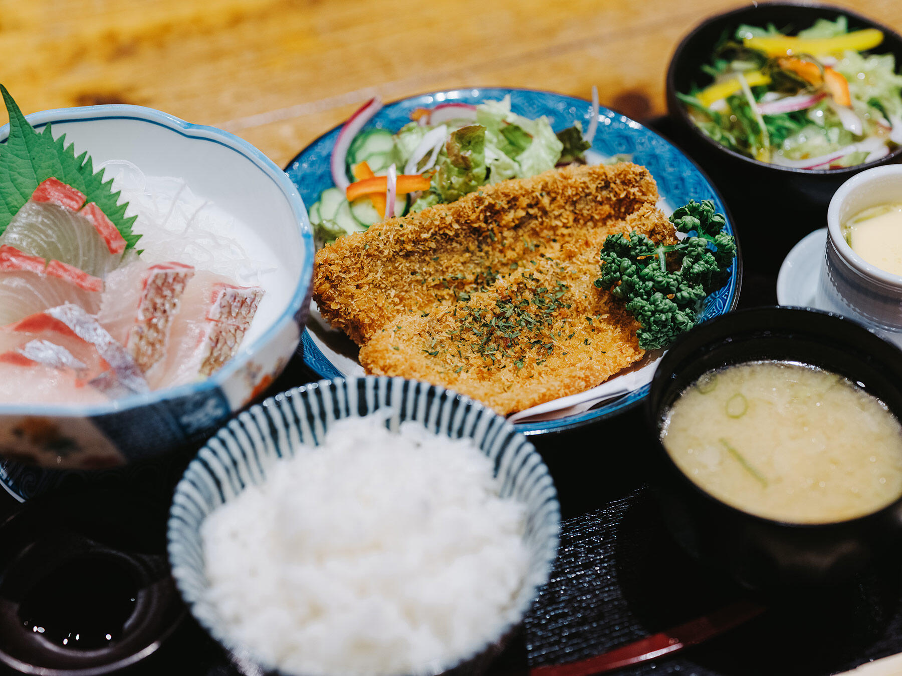 アジフライ定食