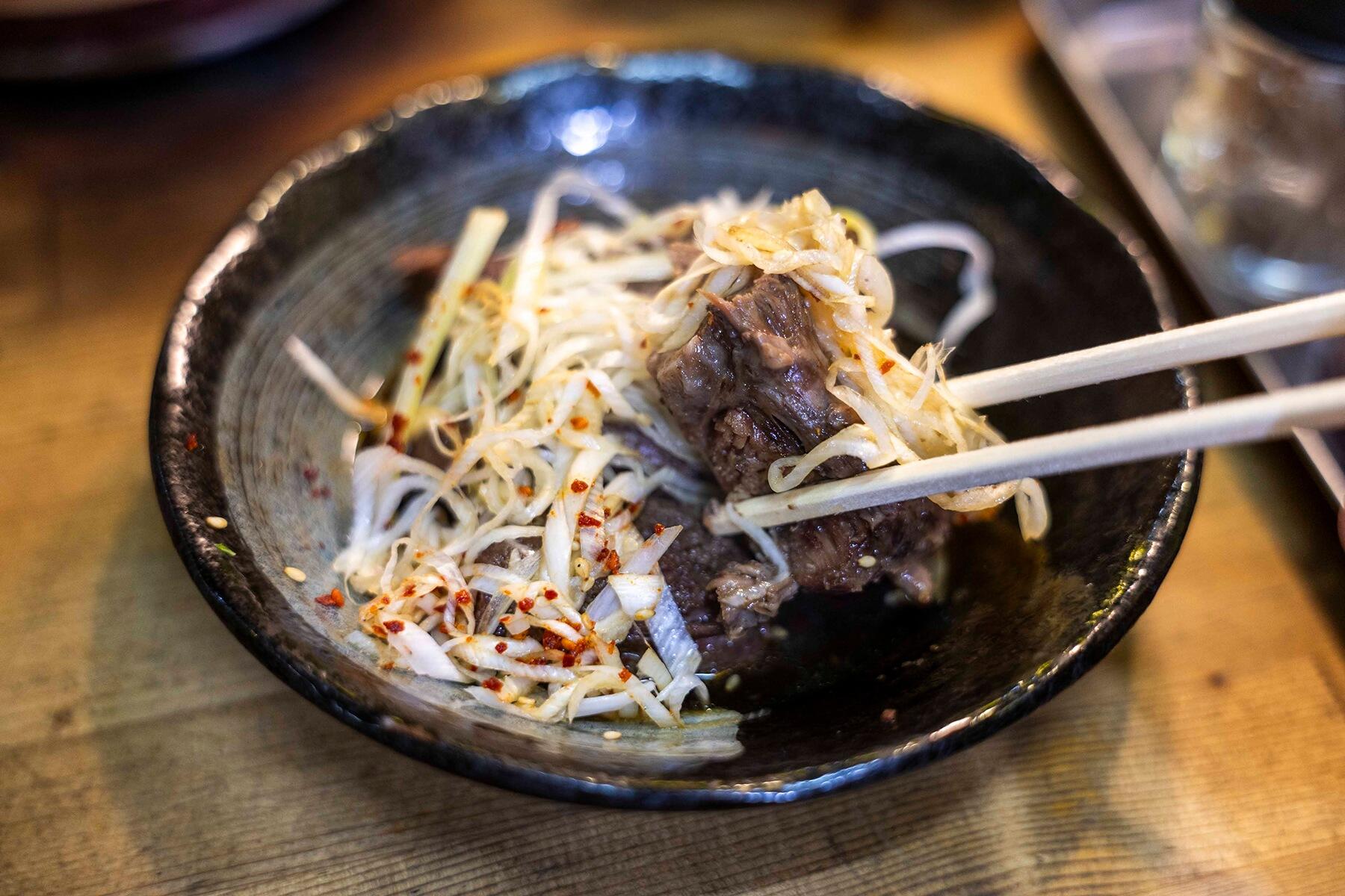牛タンねぎポン酢