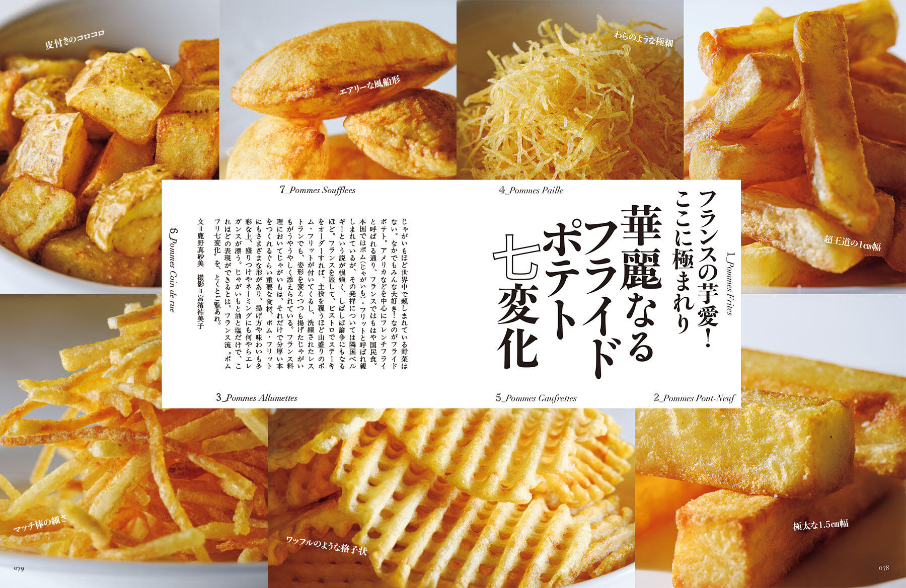華麗なるフライドポテト七変化
