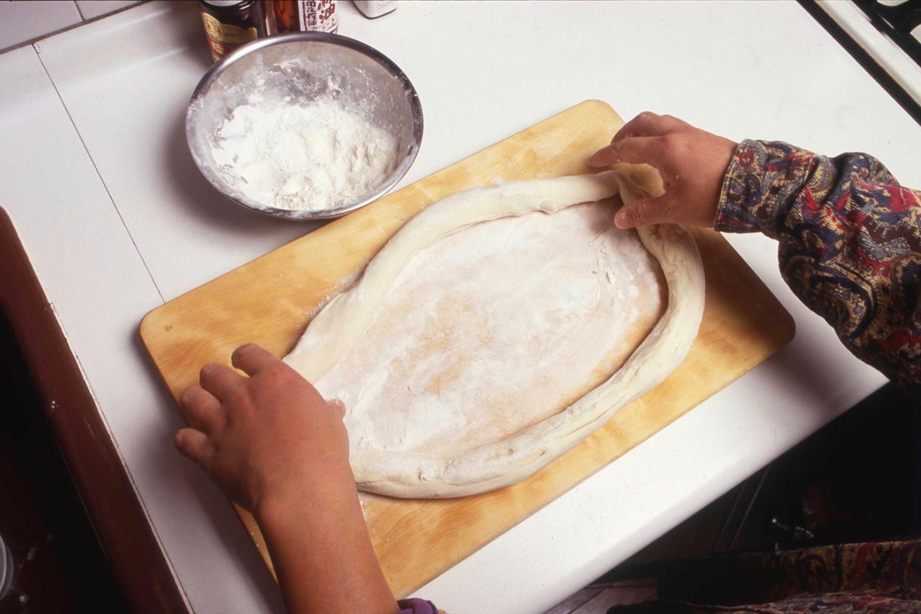 打ち粉はたっぷり