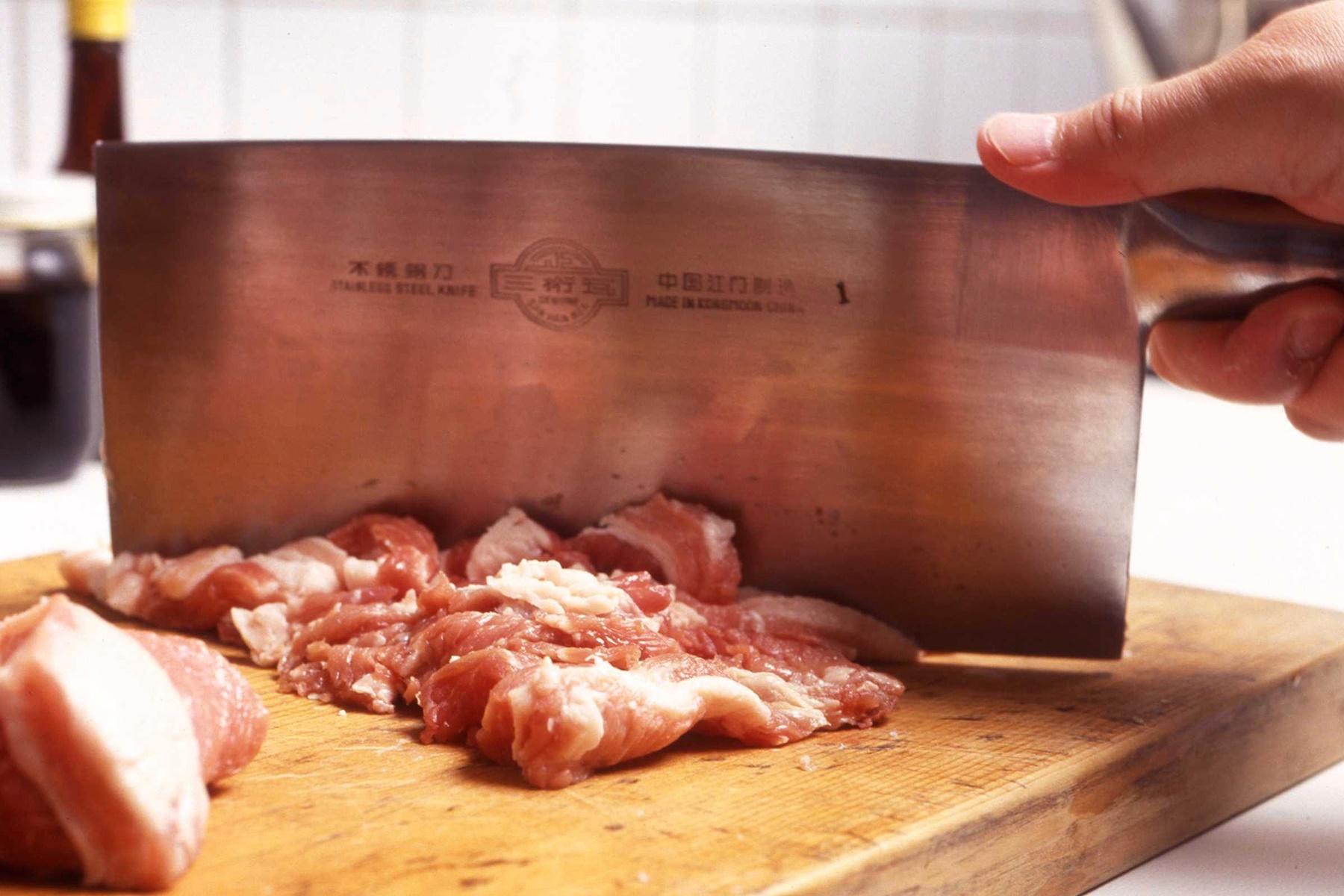 細かくたたいた豚バラ肉