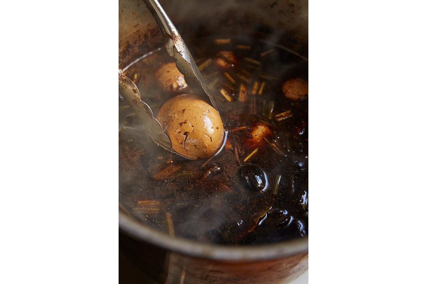 10回程繰り返すことで、綺麗なマーブル模様に仕上がる。