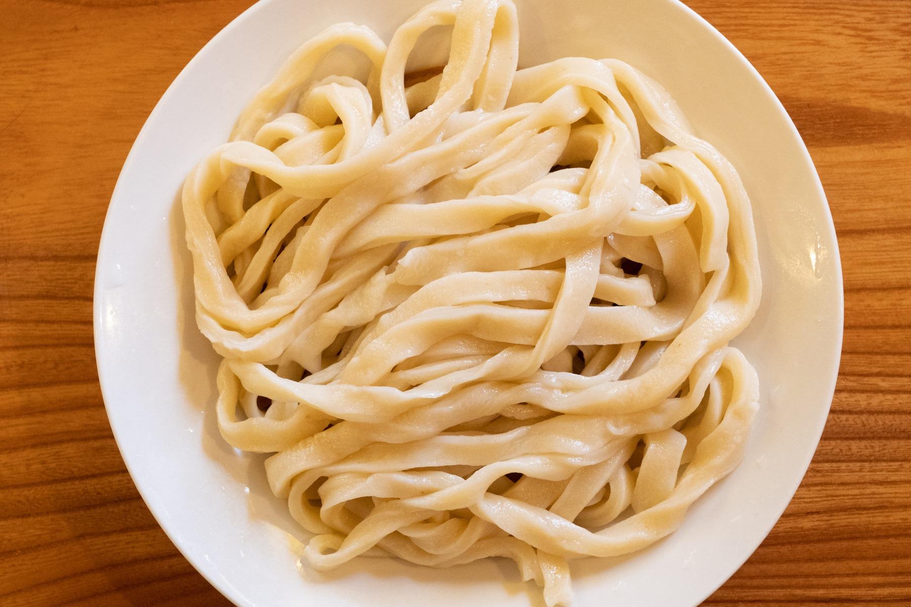 「駕籠休み」のうどん