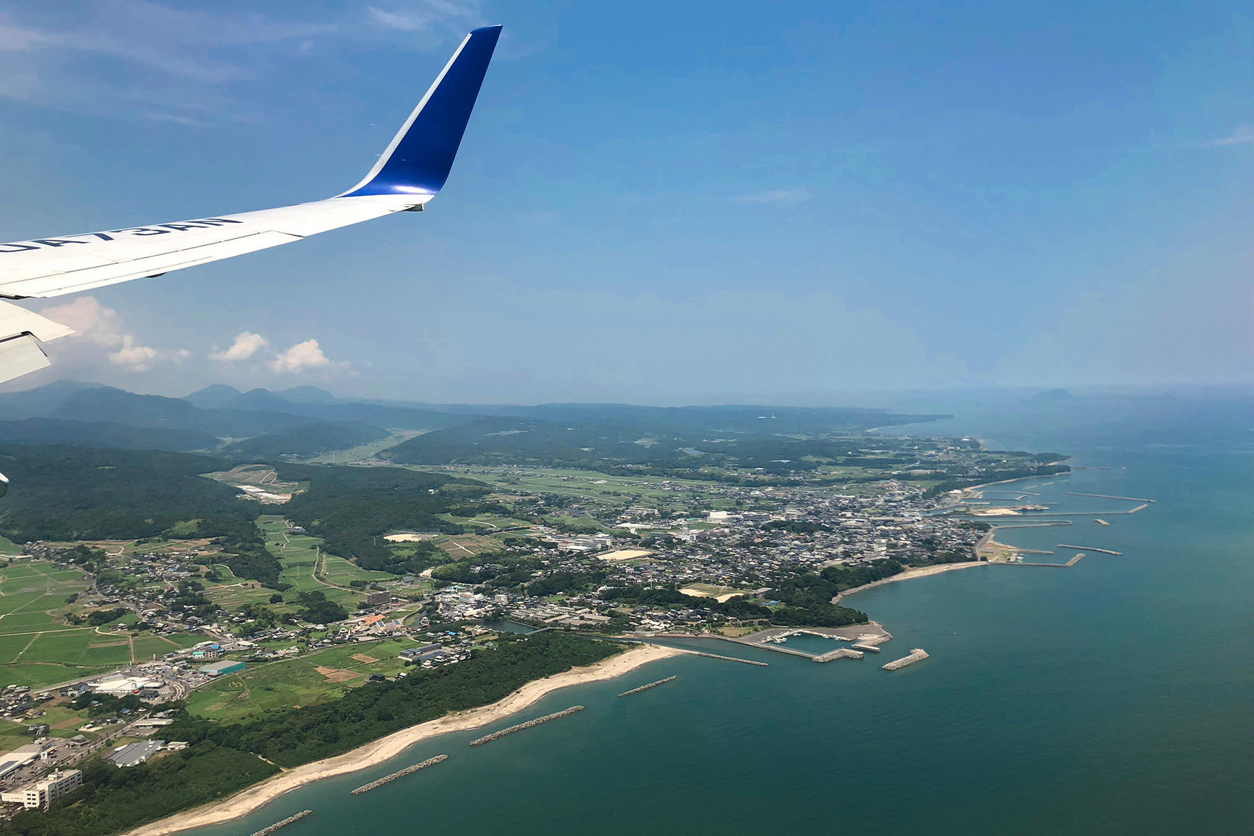 飛行機からの眺め