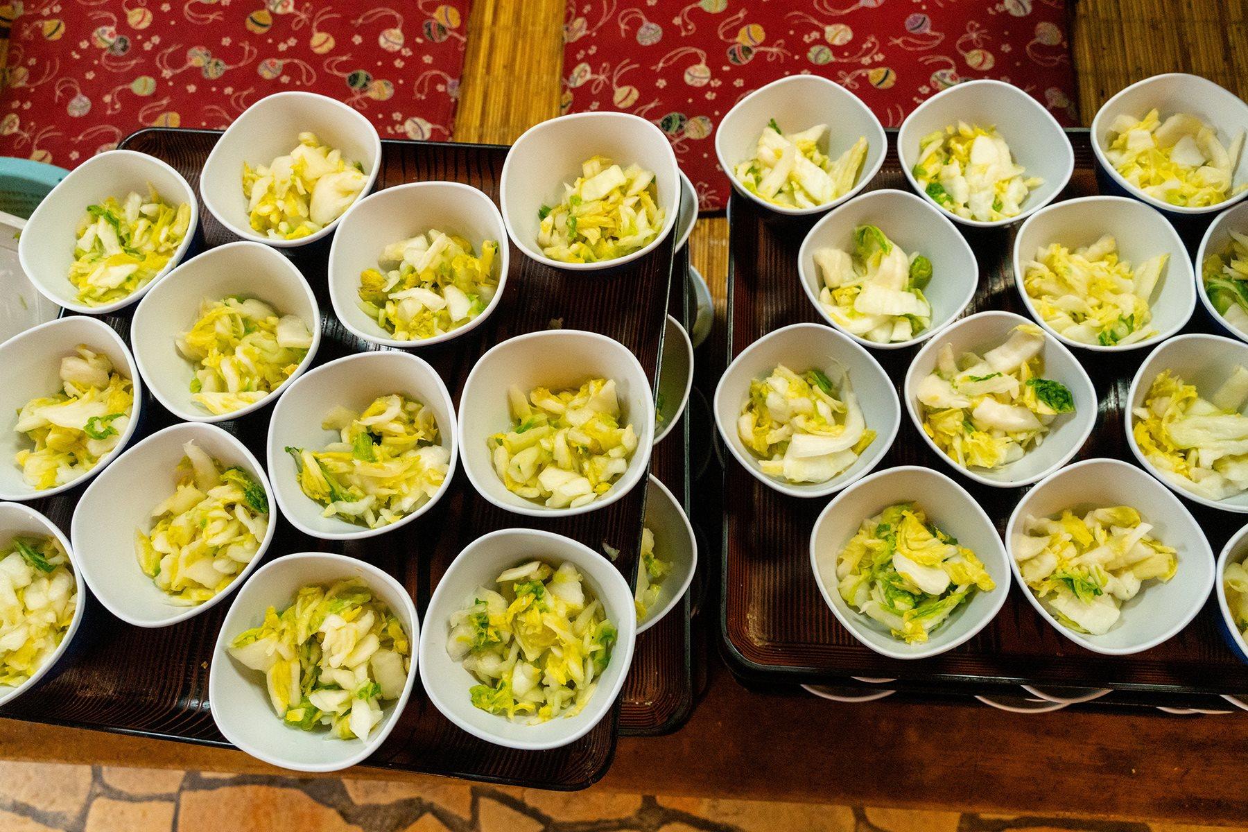 最終日のランチに、特別なことは一切なし。献立もいつもと一緒。訊けば、センチメンタルな気持ちだって、それほどでもないとか。恙なく終わることが大事だと。