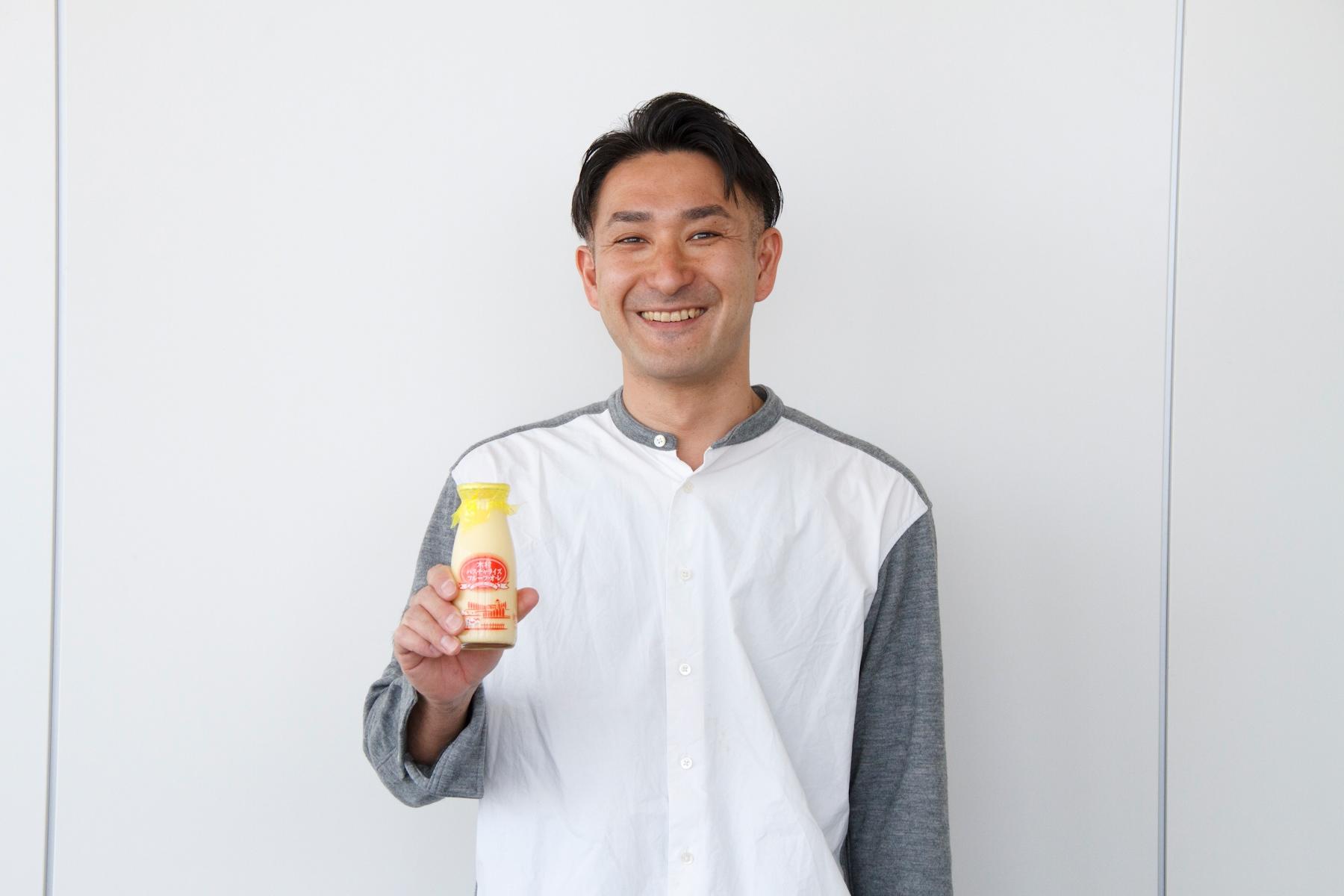 カクテルとジェラートに精通した高宮裕輔さんが選んだのも「木村パスチャライズフルーツ・オ・レ」。