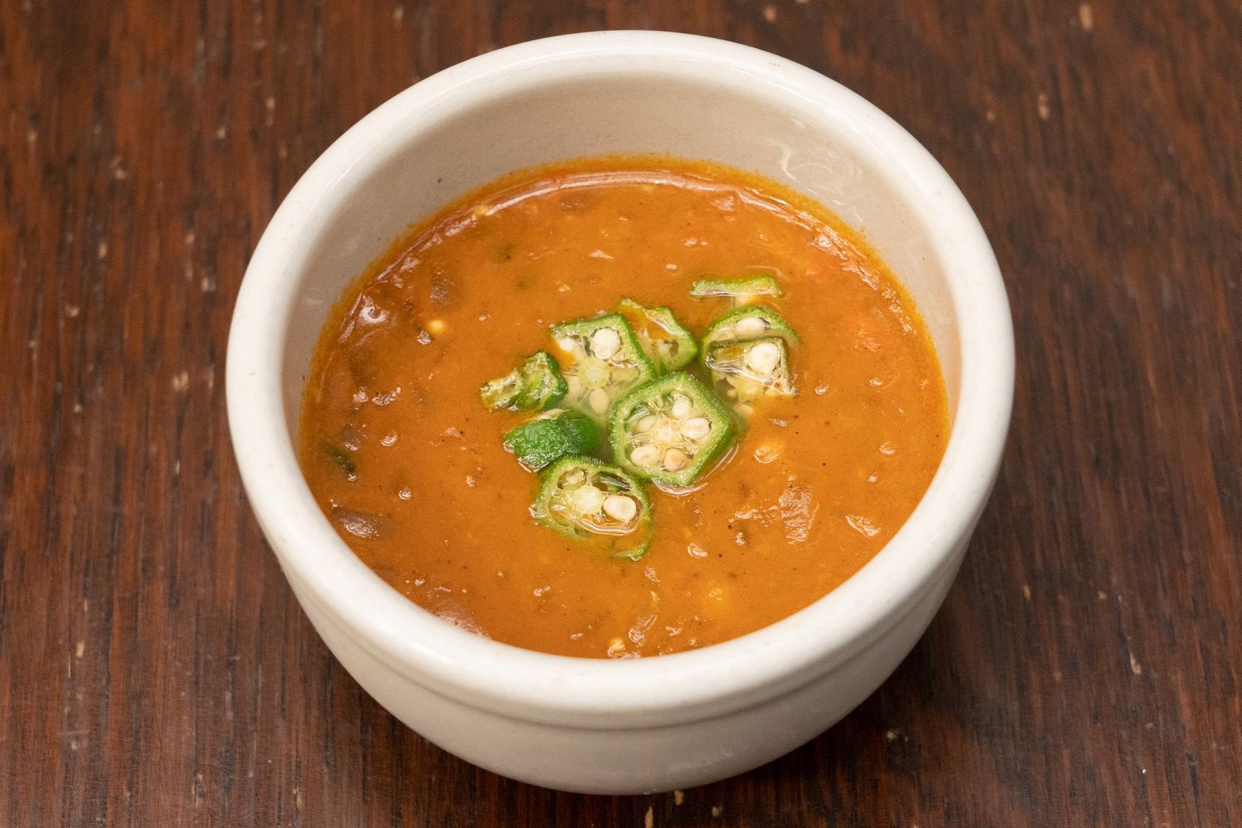 “ガンボスープ”650円。