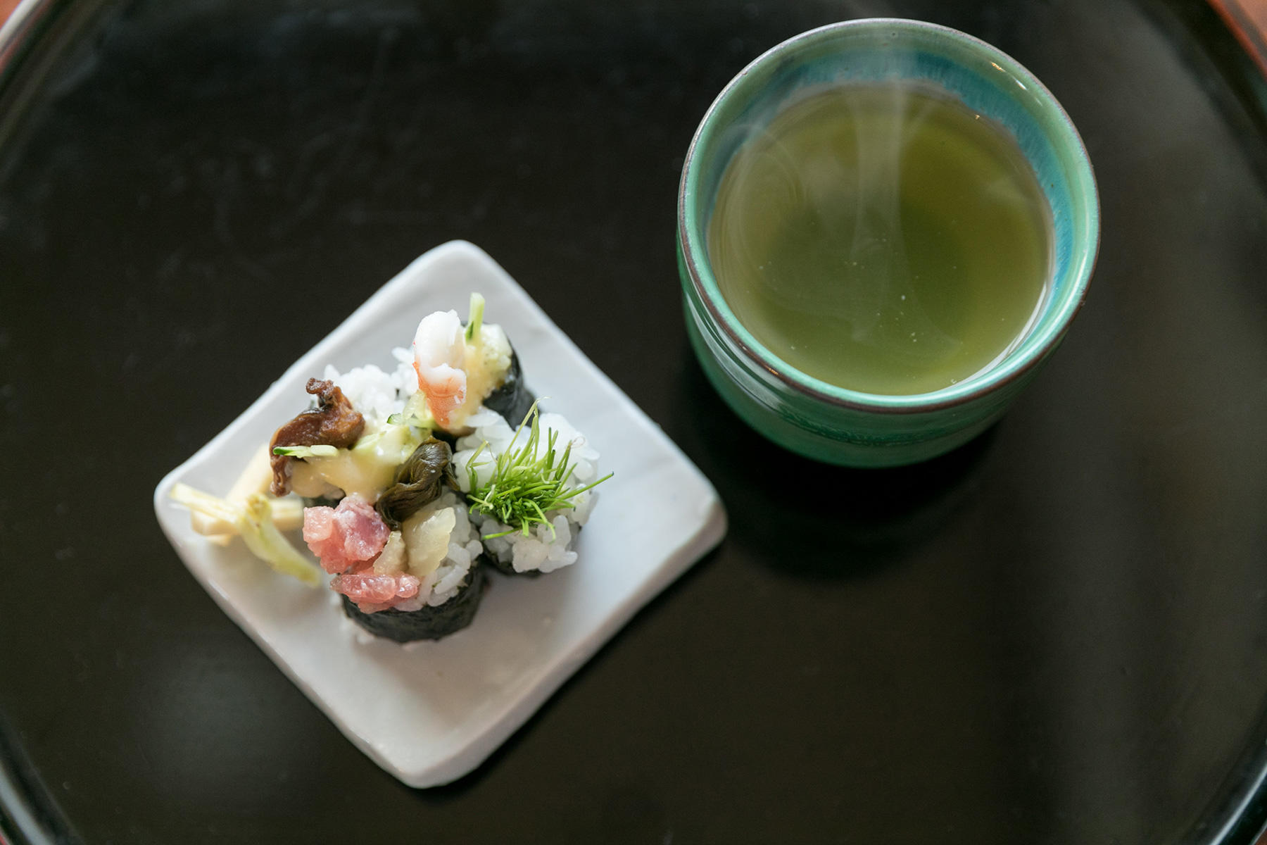 “おまかせコース”の巻物