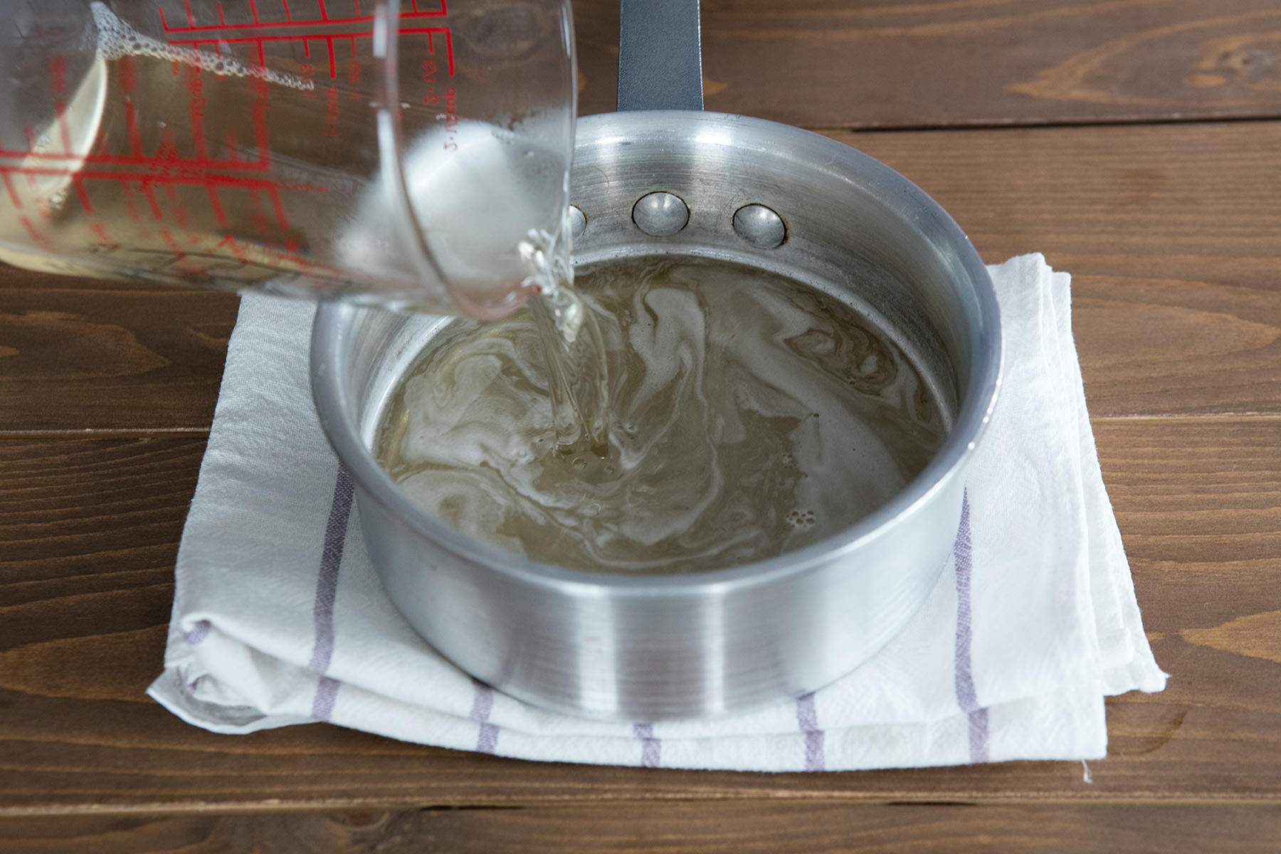 白ワインを温める