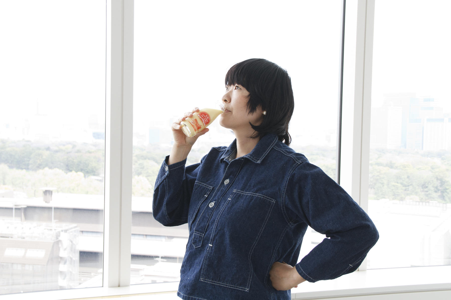 福島県に縁のある木村有衣子さんが選んだのは、「木村パスチャライズフルーツ・オ・レ」。