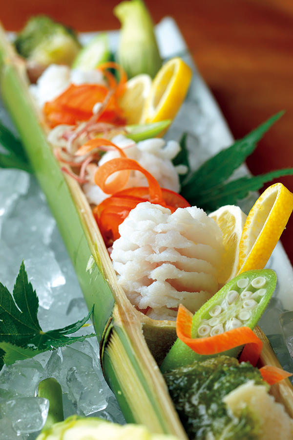 湯引きしたお造り