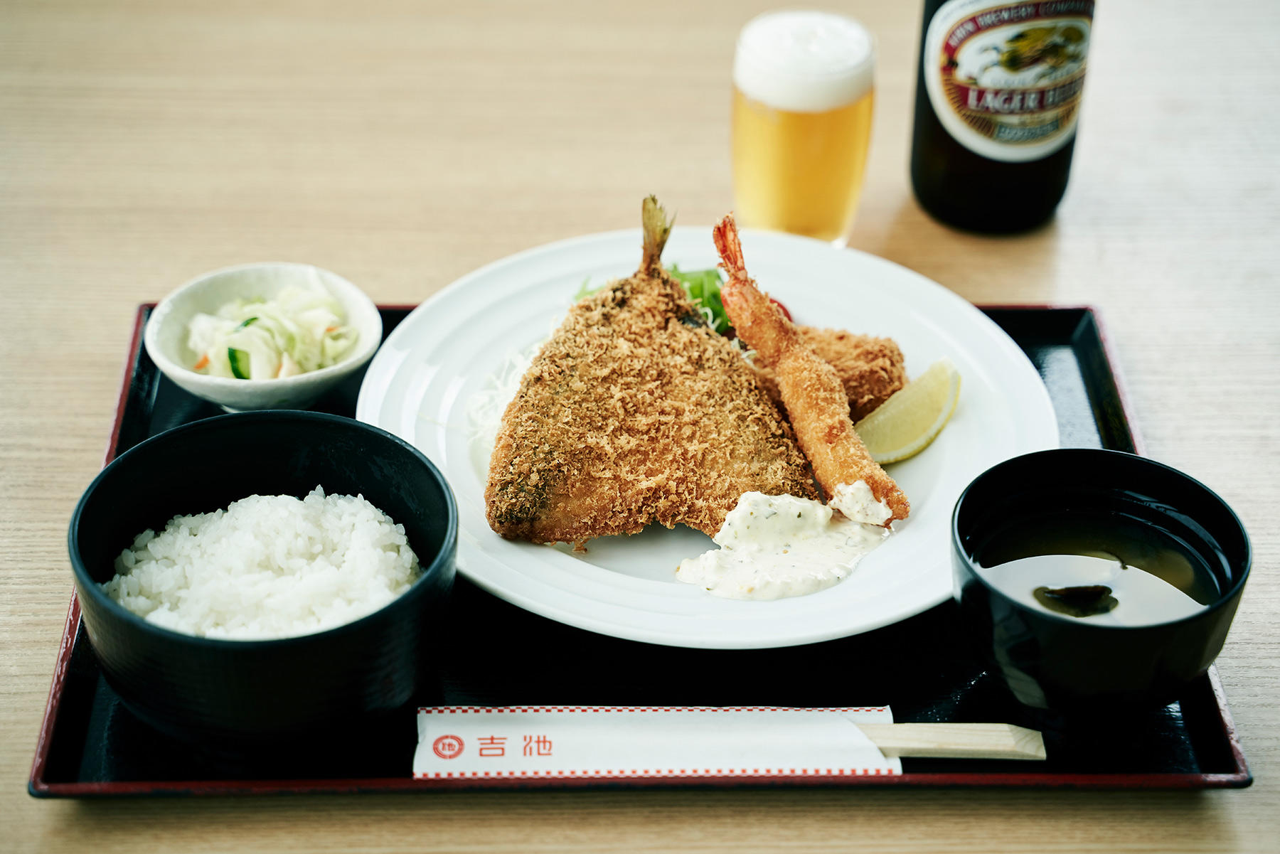 アジミックスフライ定食