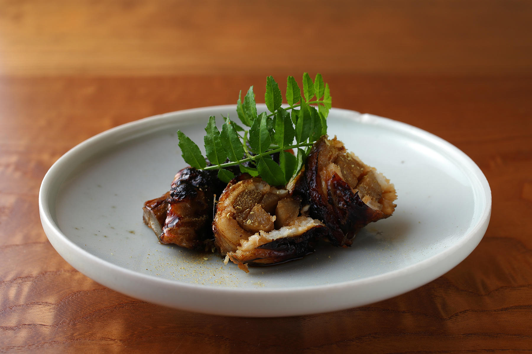 穴子とごぼうの八幡巻き