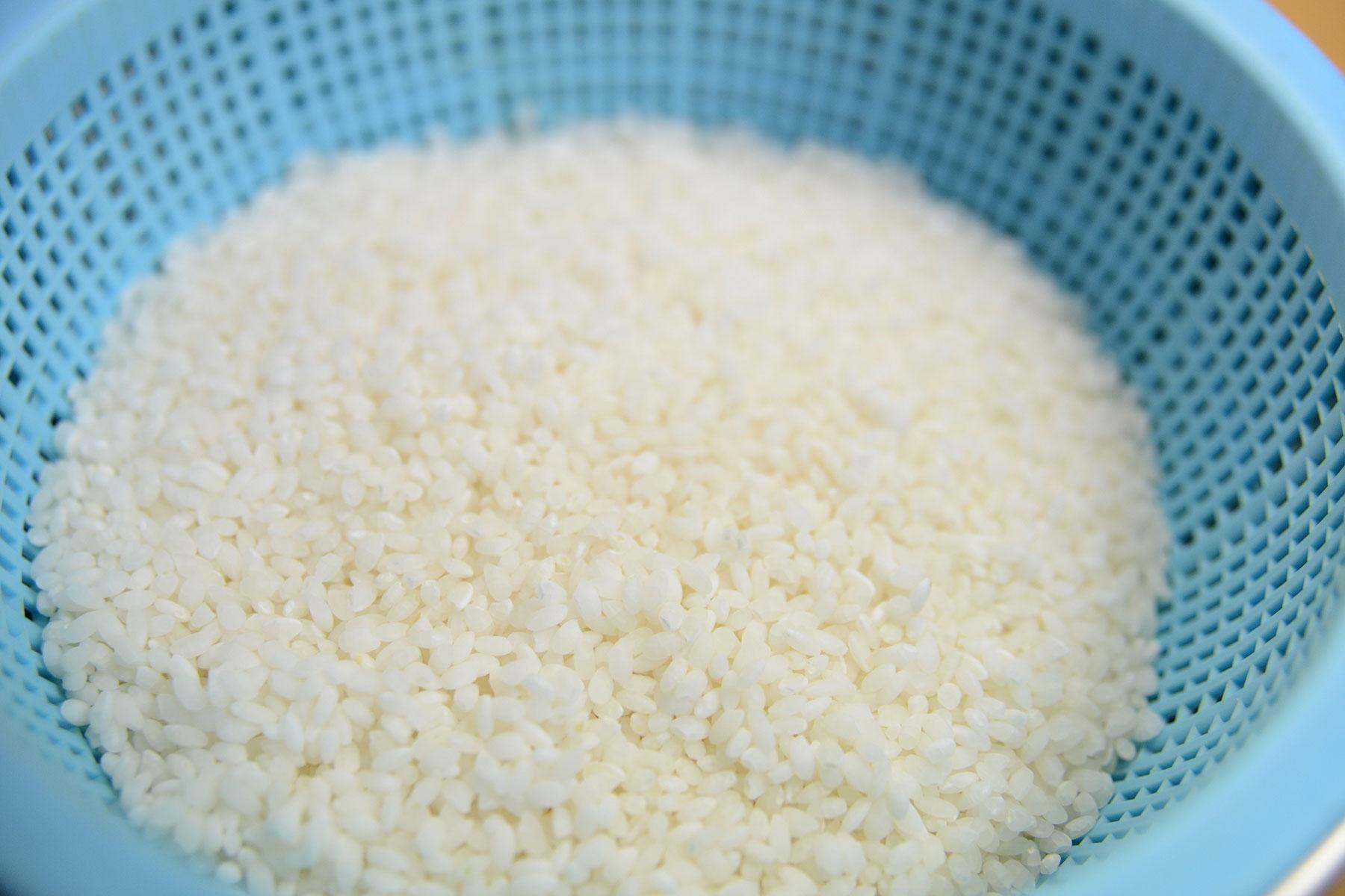 ザルに上げて水気をきる