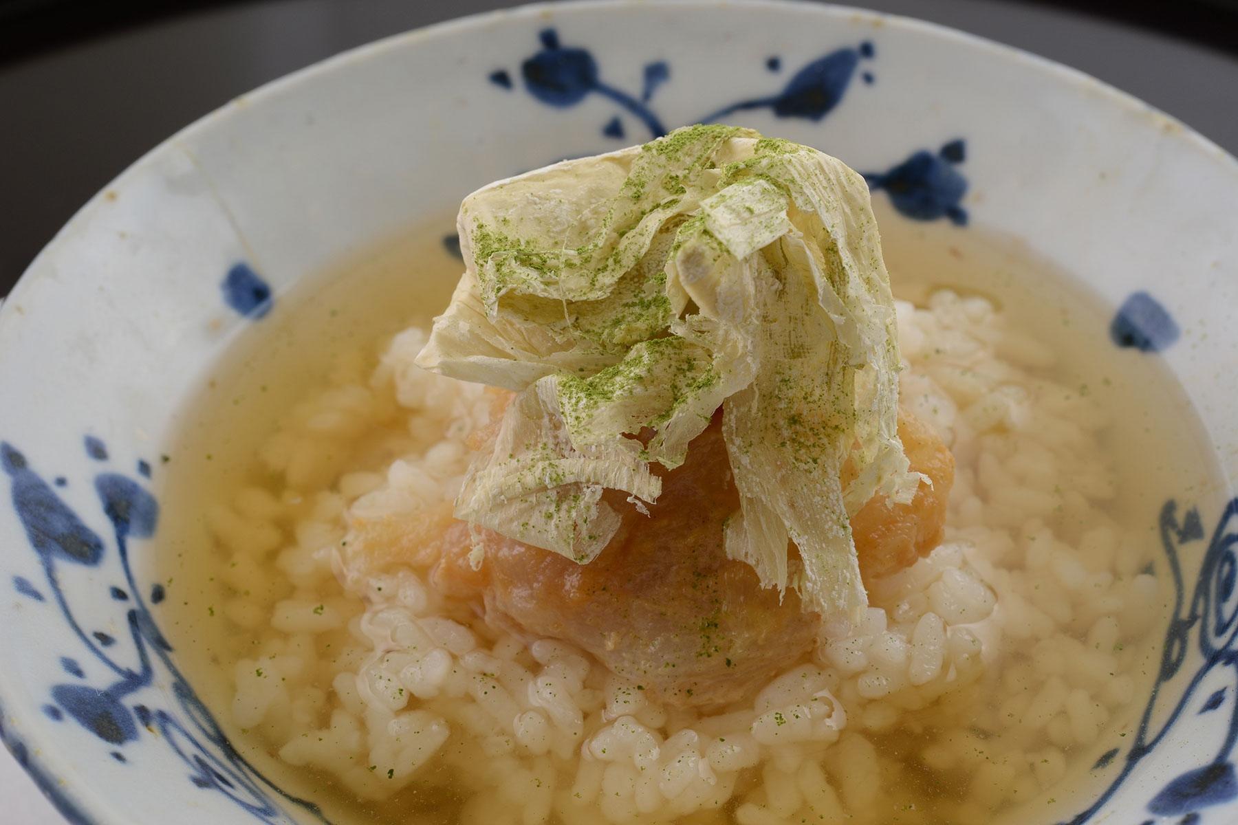 「とちぎの星」ヒラメの胡麻茶漬け
