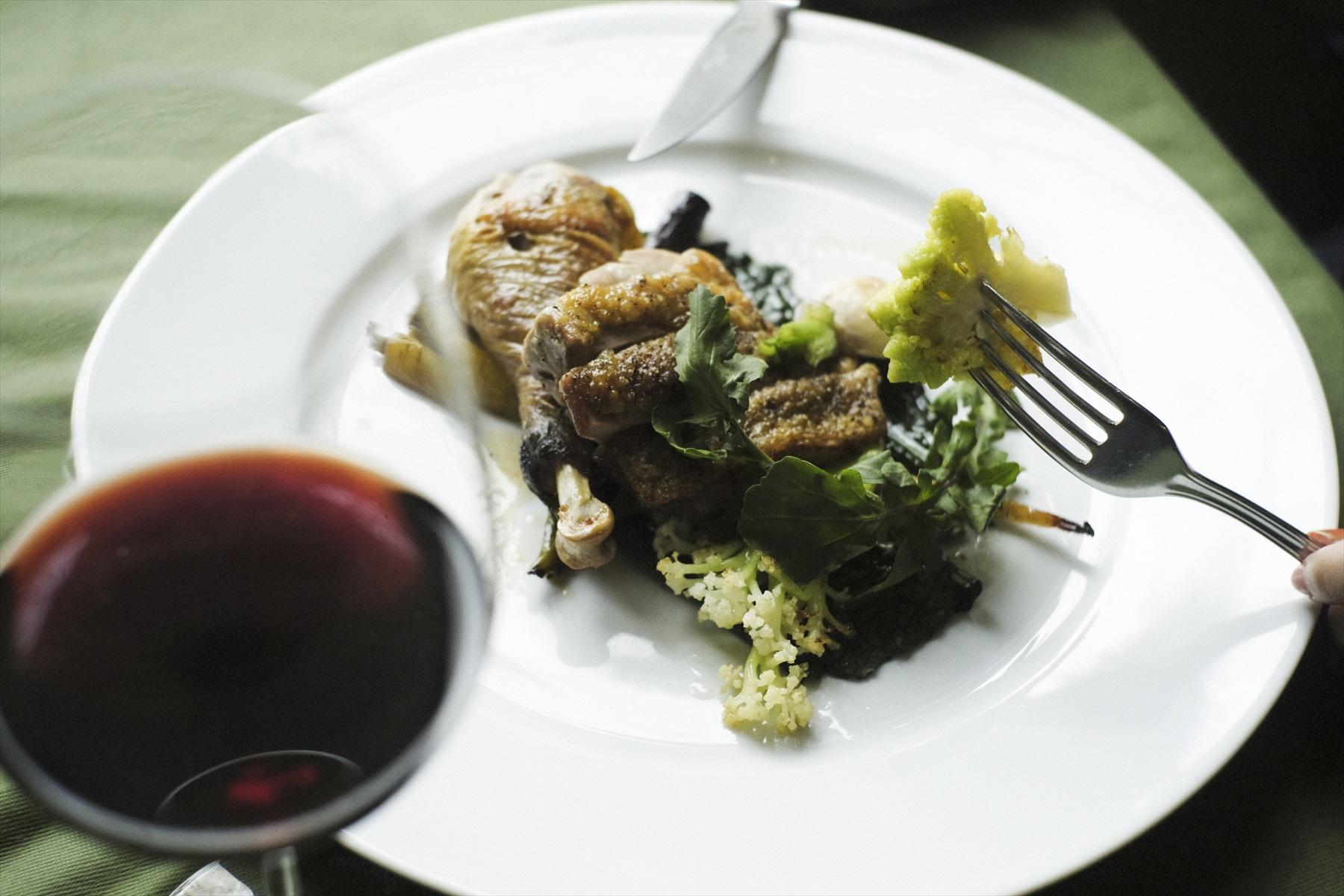 ランド産ほろほろ鳥のロースト