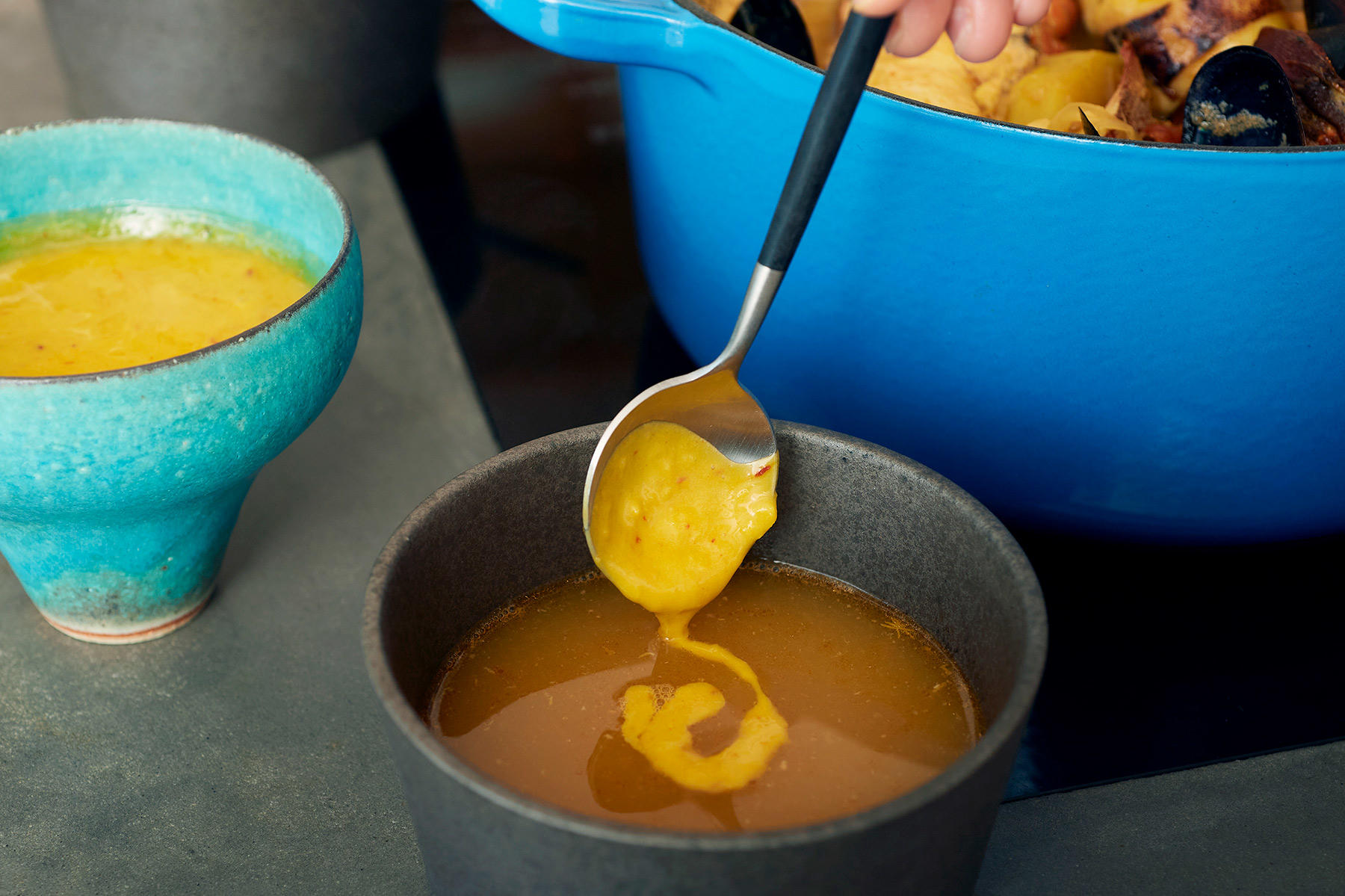 ルイユをつくり、盛り付ける