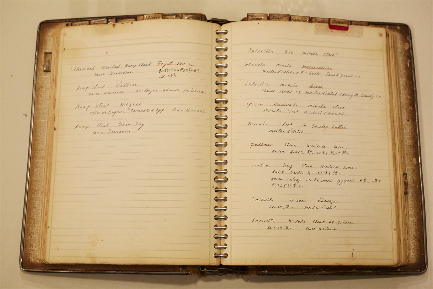 手書きのノート