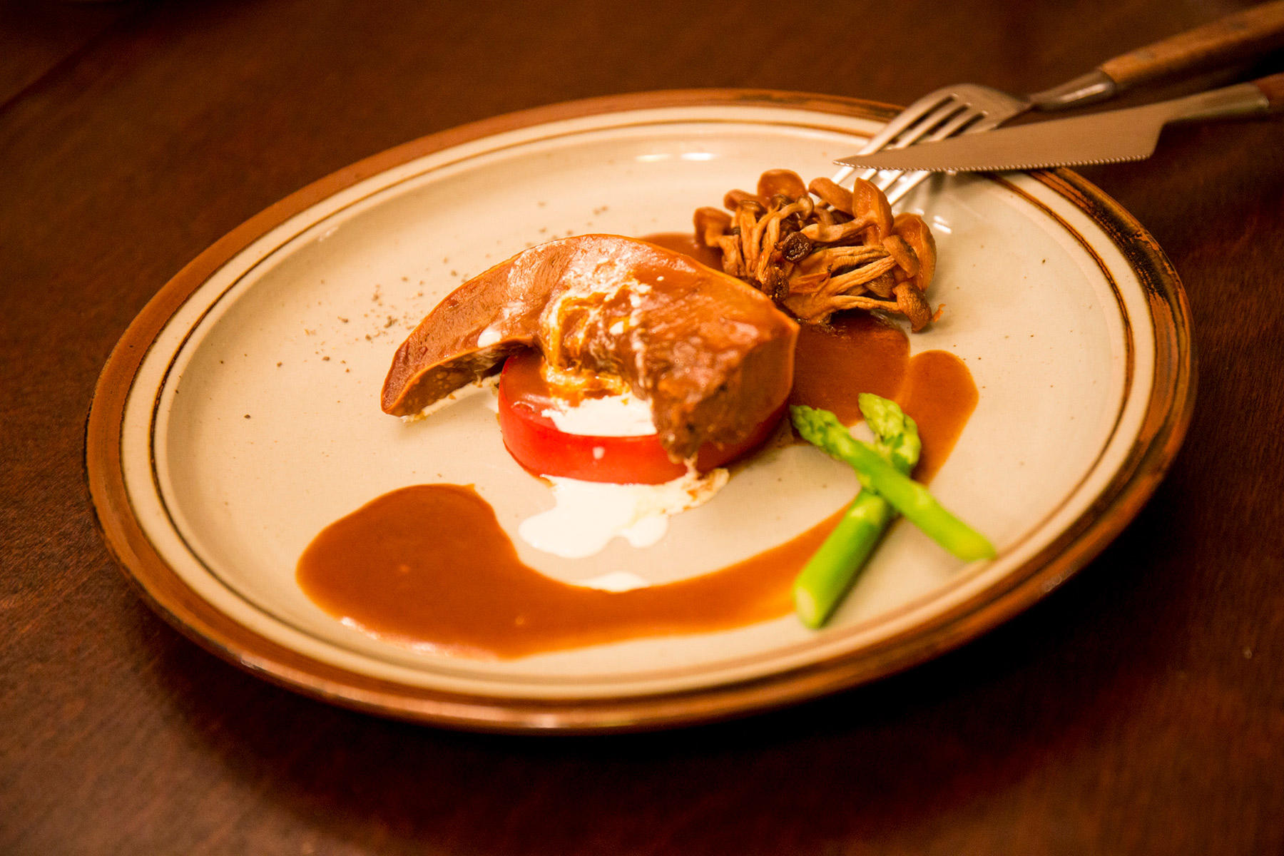 佐渡黒豚のタン煮込み