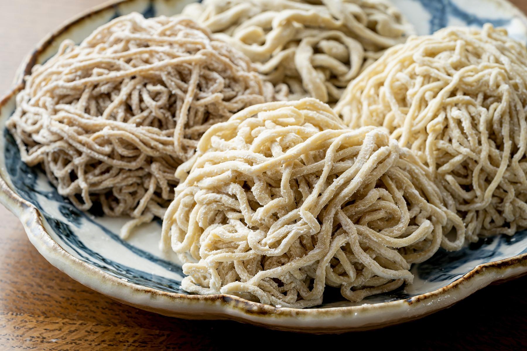 4種類の自家製麺