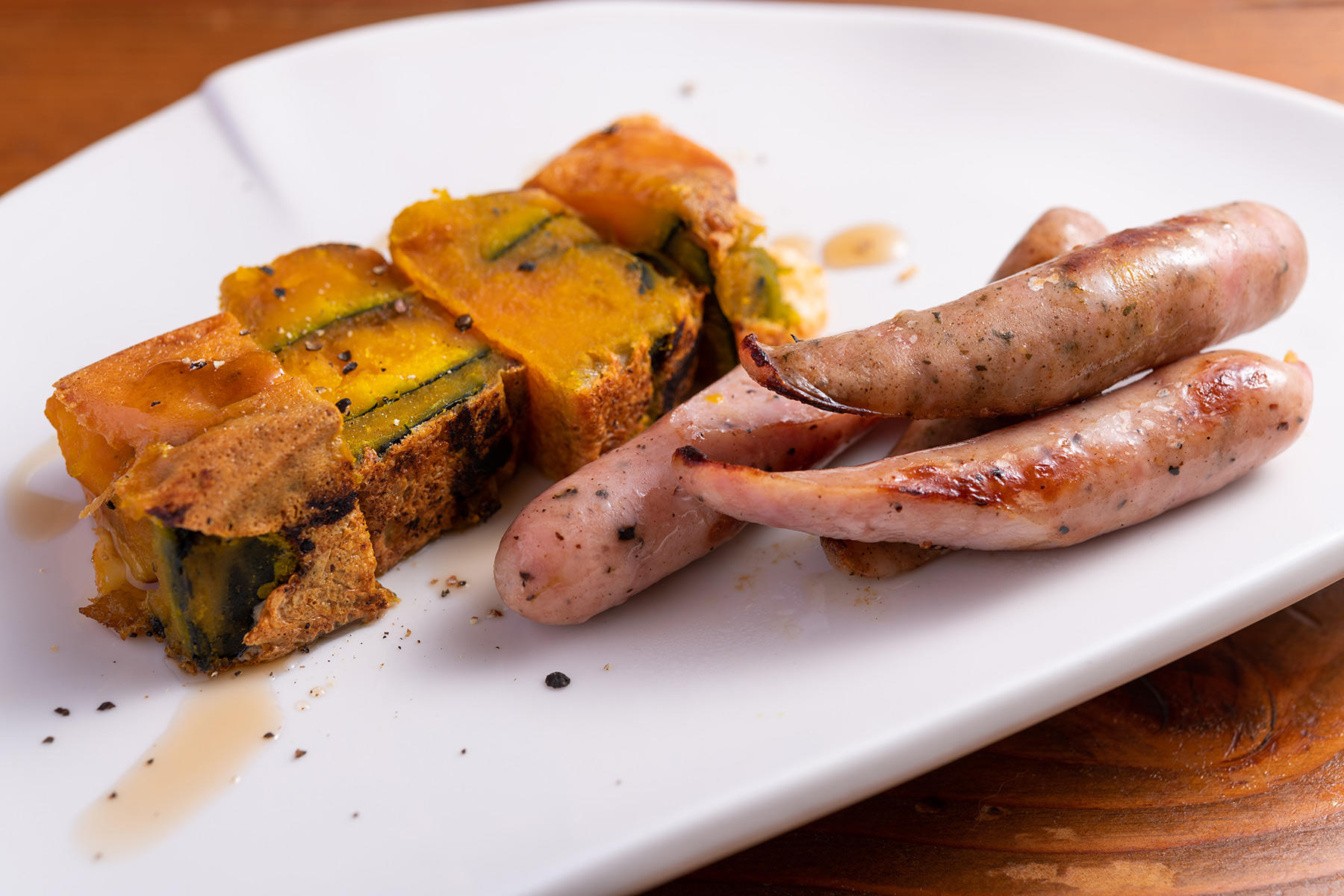 かぼちゃのテリーヌ ソーセージ