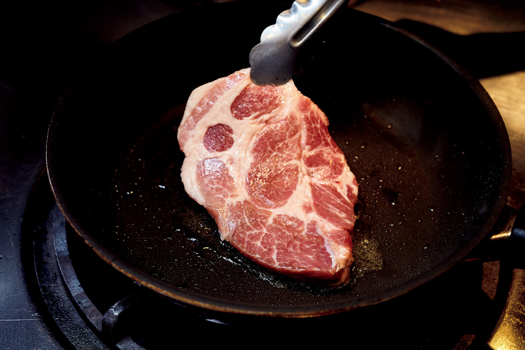 フライパンで焼く