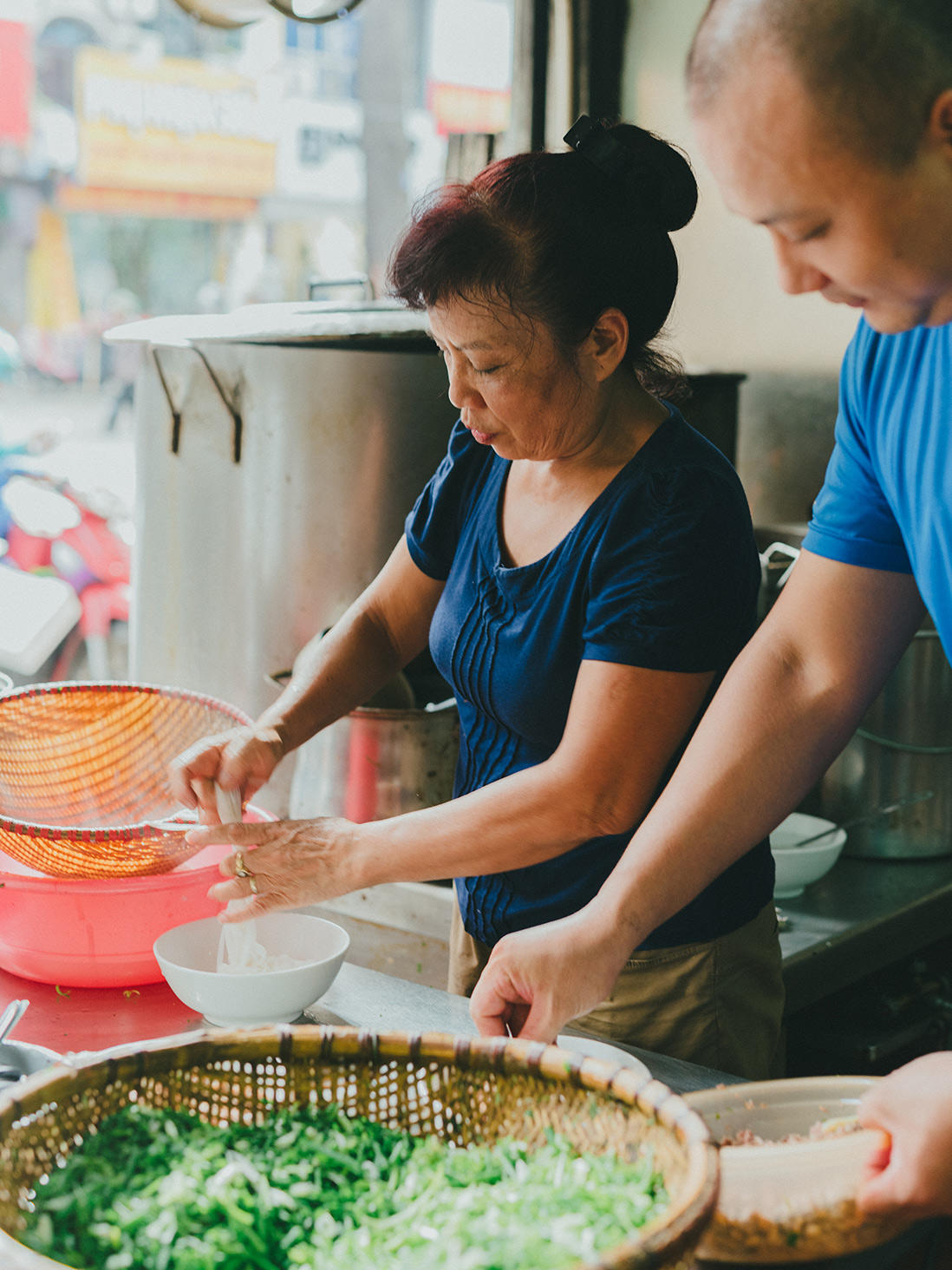 ベトナム・ハノイ「Pho Tin」の牛肉のフォー