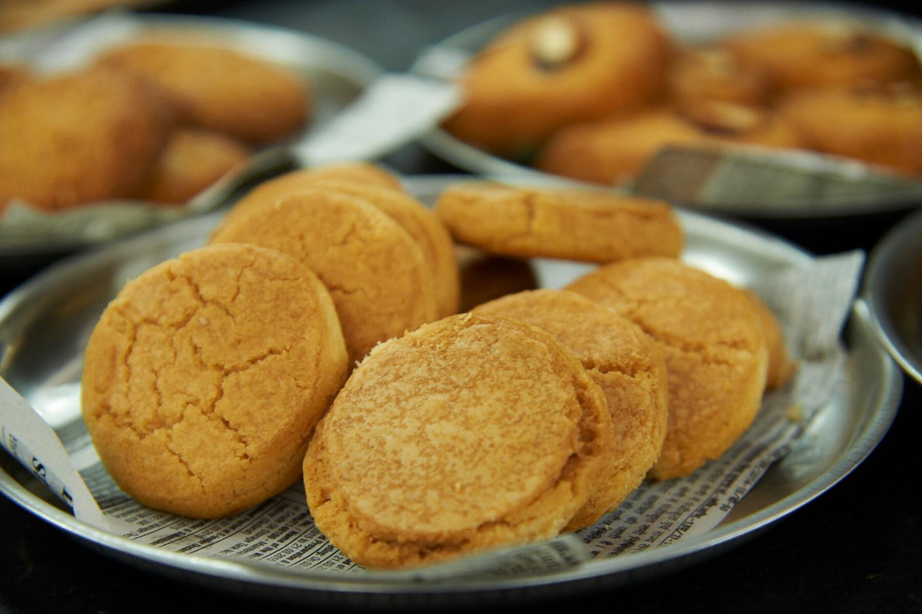 インド・ハイデラバード「ニムラーカフェ」のオスマニアビスケット