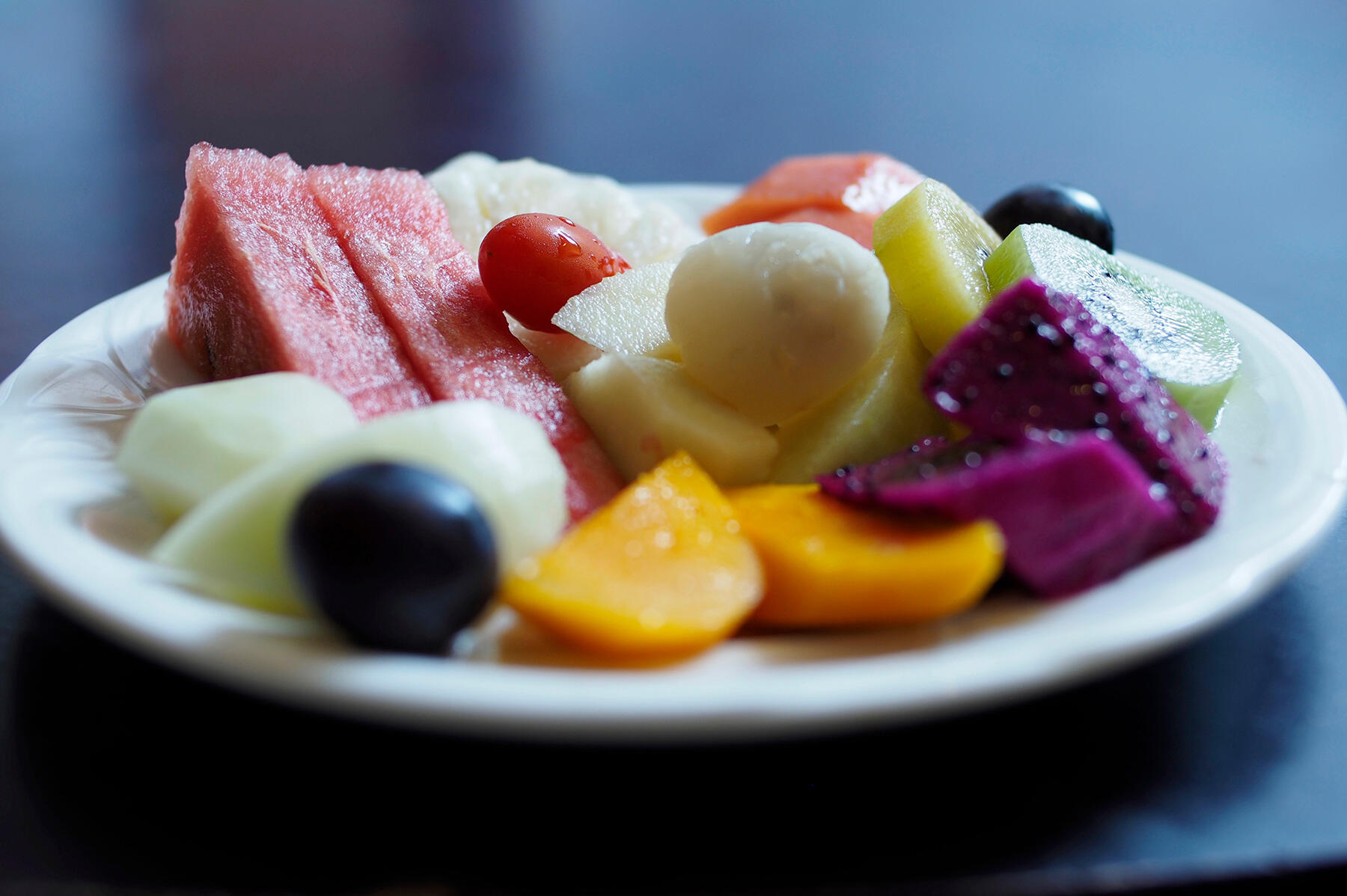 台湾・台北「陳記百果園」のフルーツの盛り合わせ