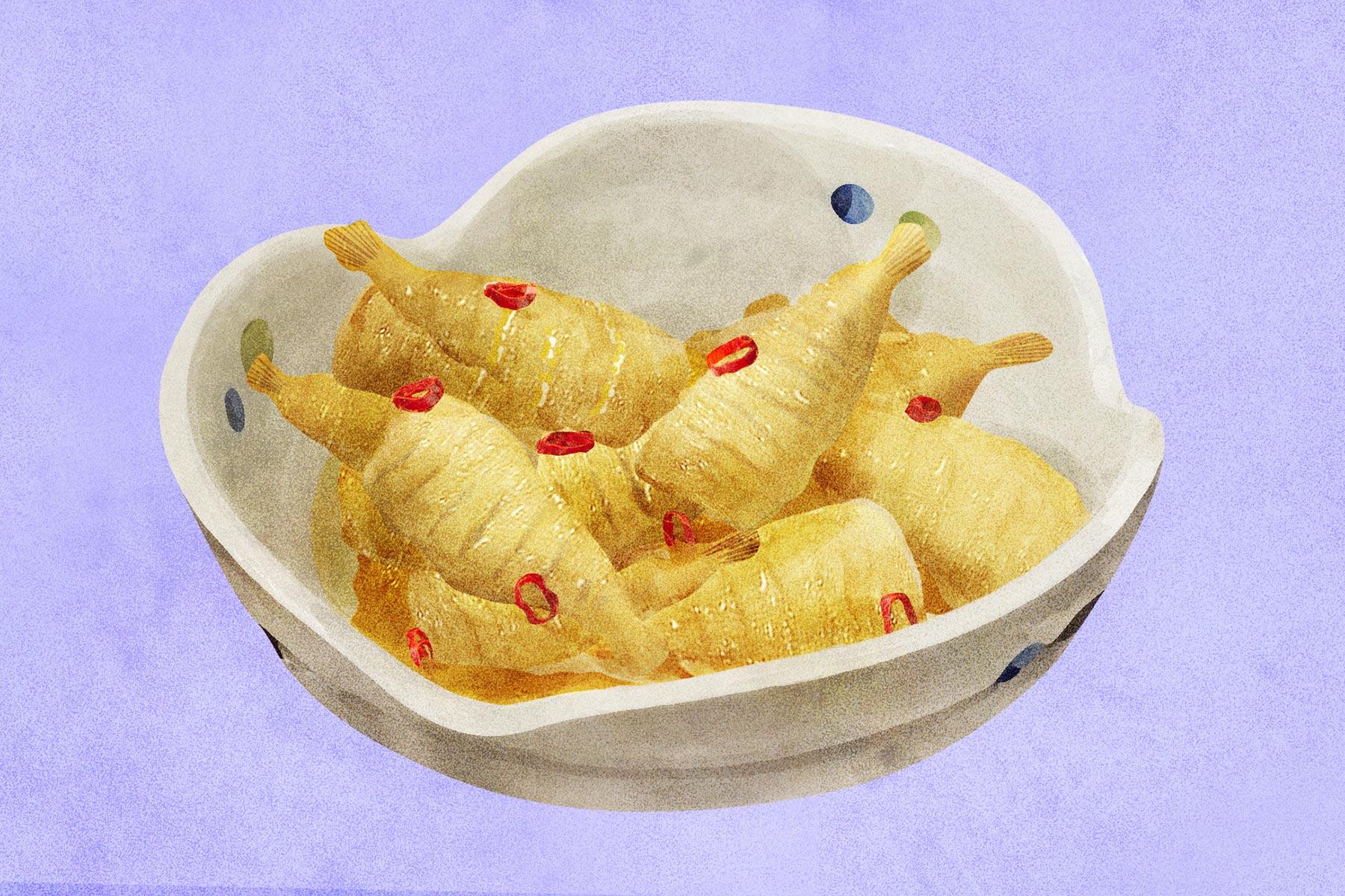 テンジクダイの南蛮漬け