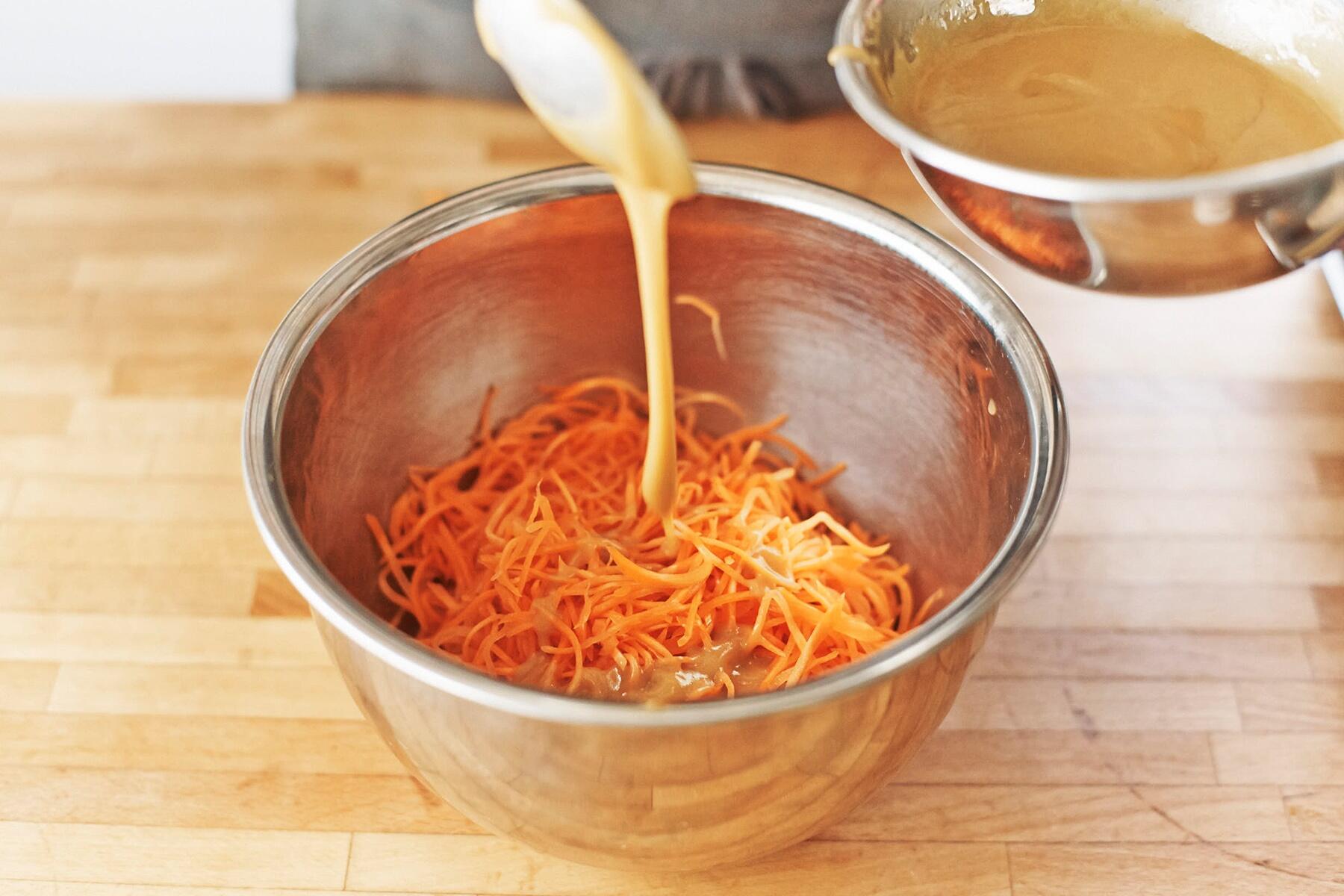 和えて盛りつける