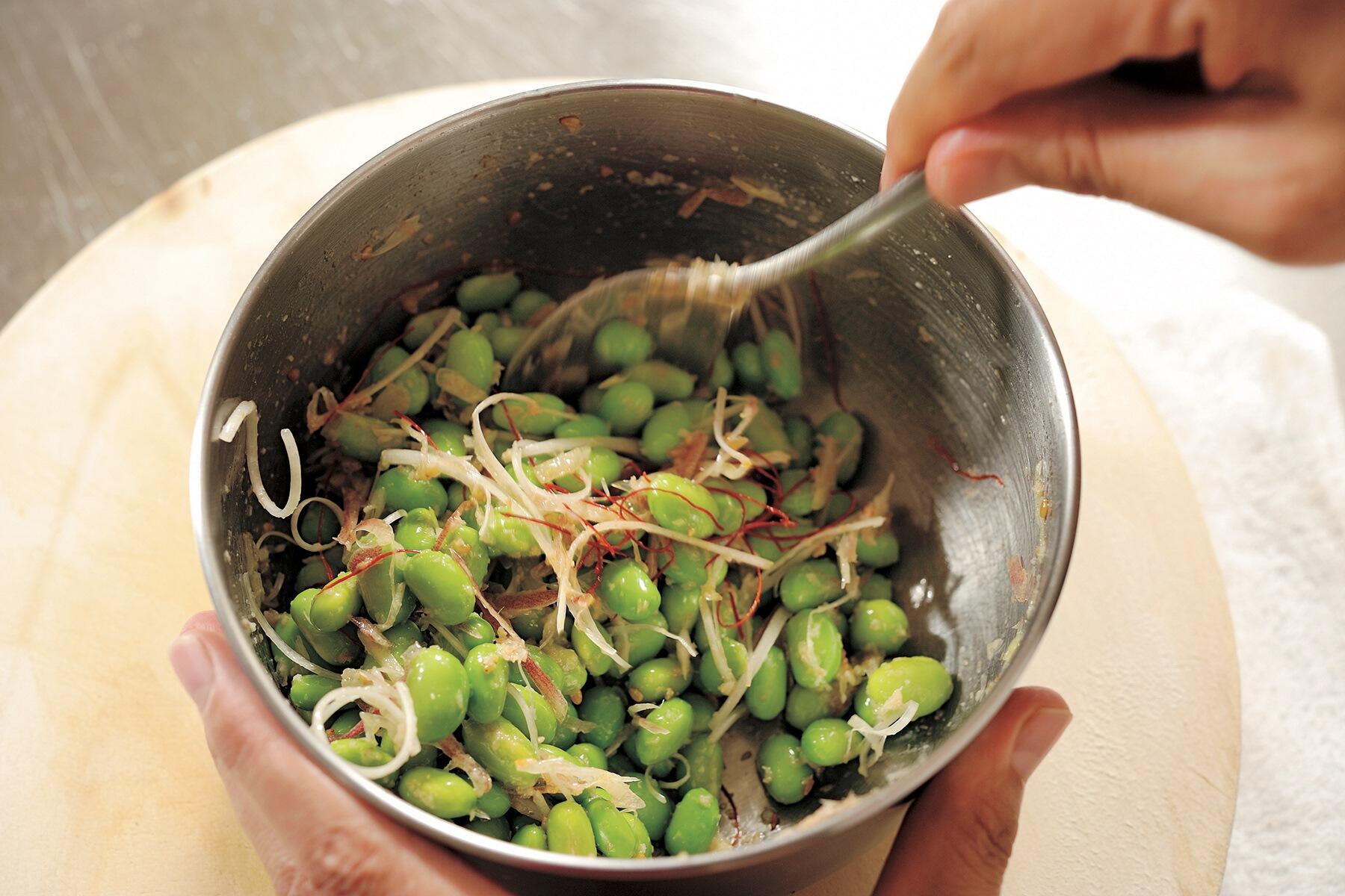 薬味を合わせる