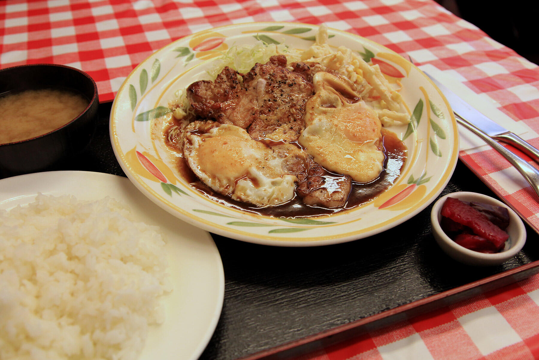 ロースポークエッグ